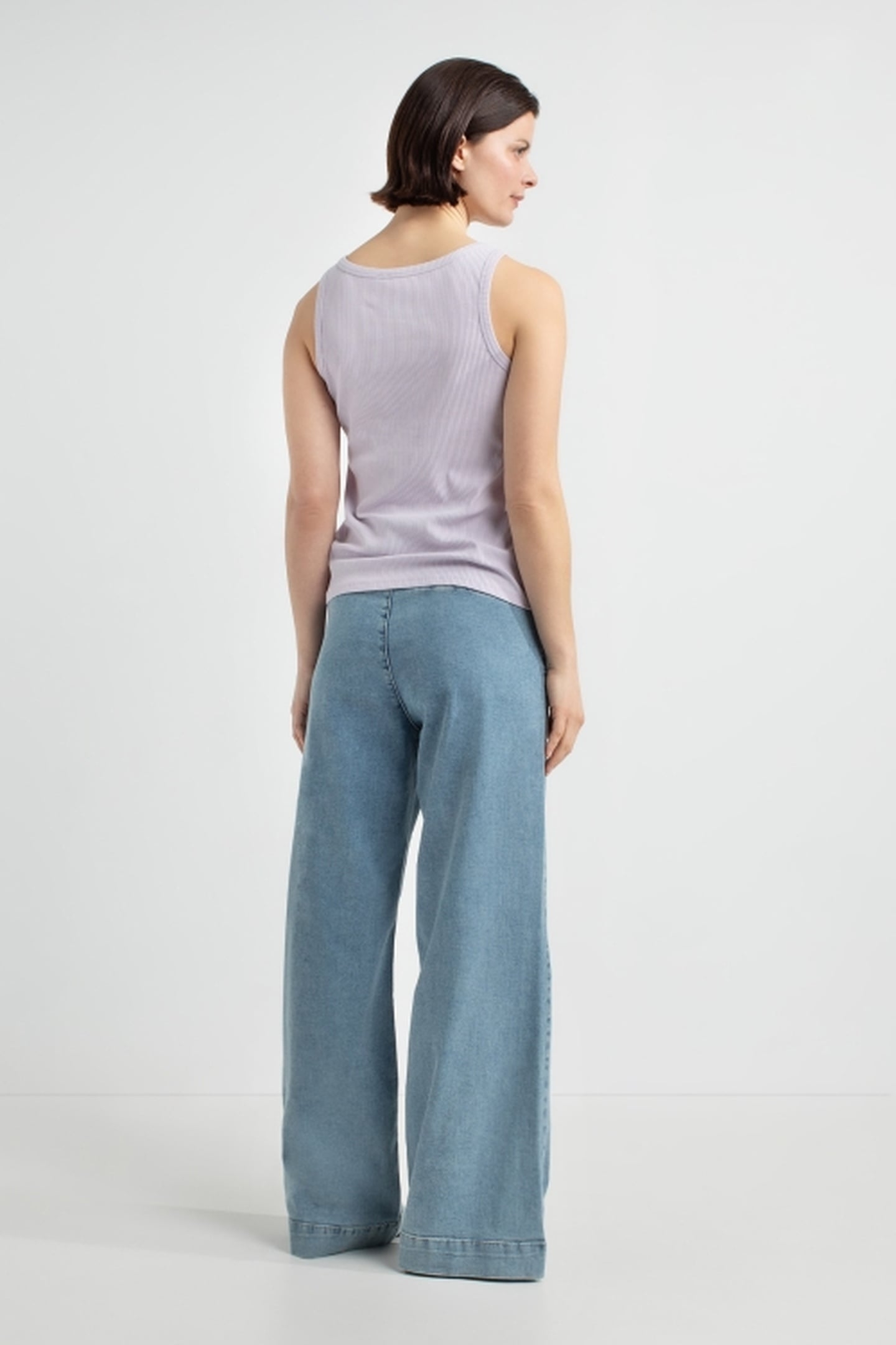 DOUTZEN TANK TOP LIGHT LILAC 4