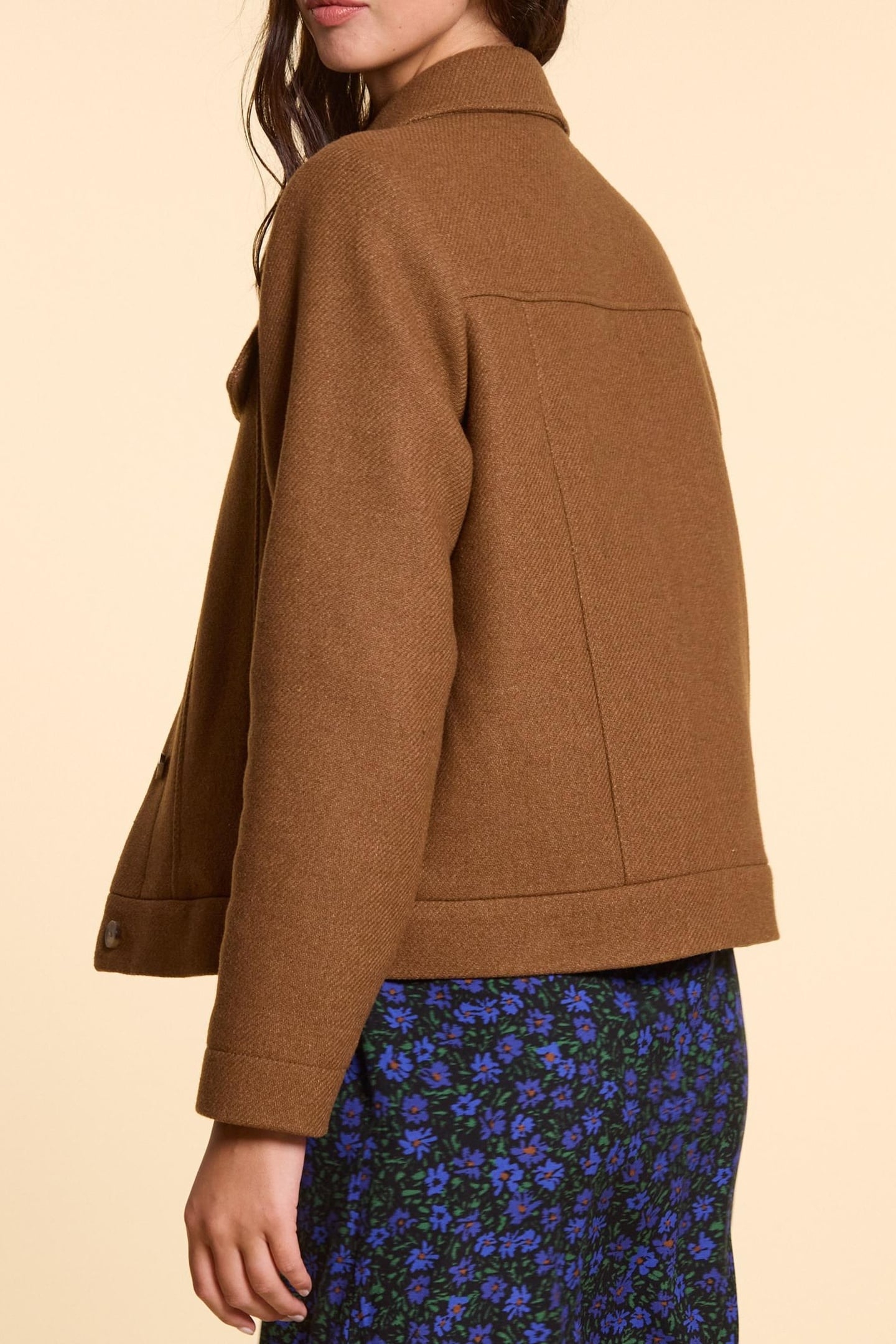 SHORT CAMEL FUR COAT CAMEL 3