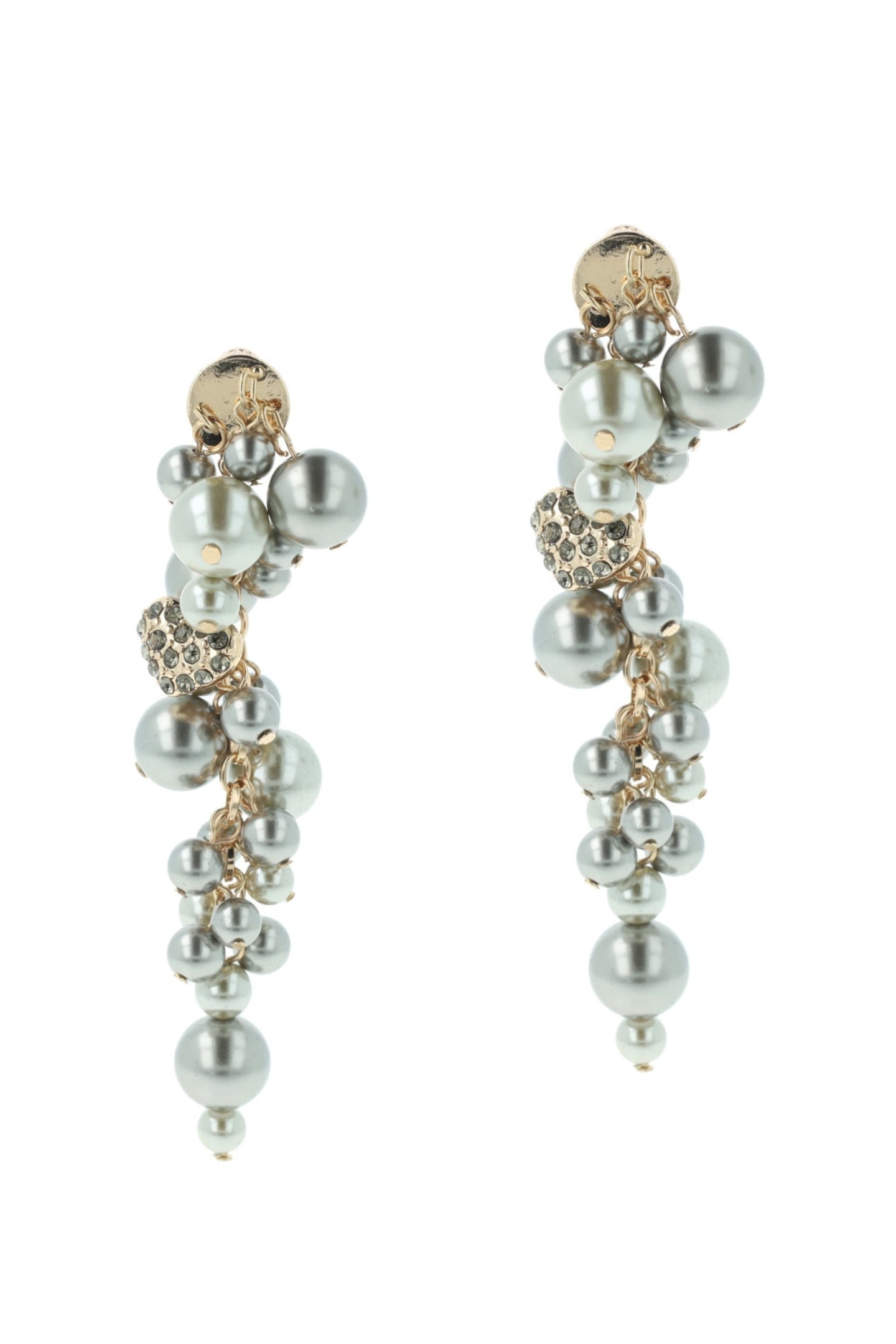 ULTIMATE PEARL EARHANGERS GREY 1