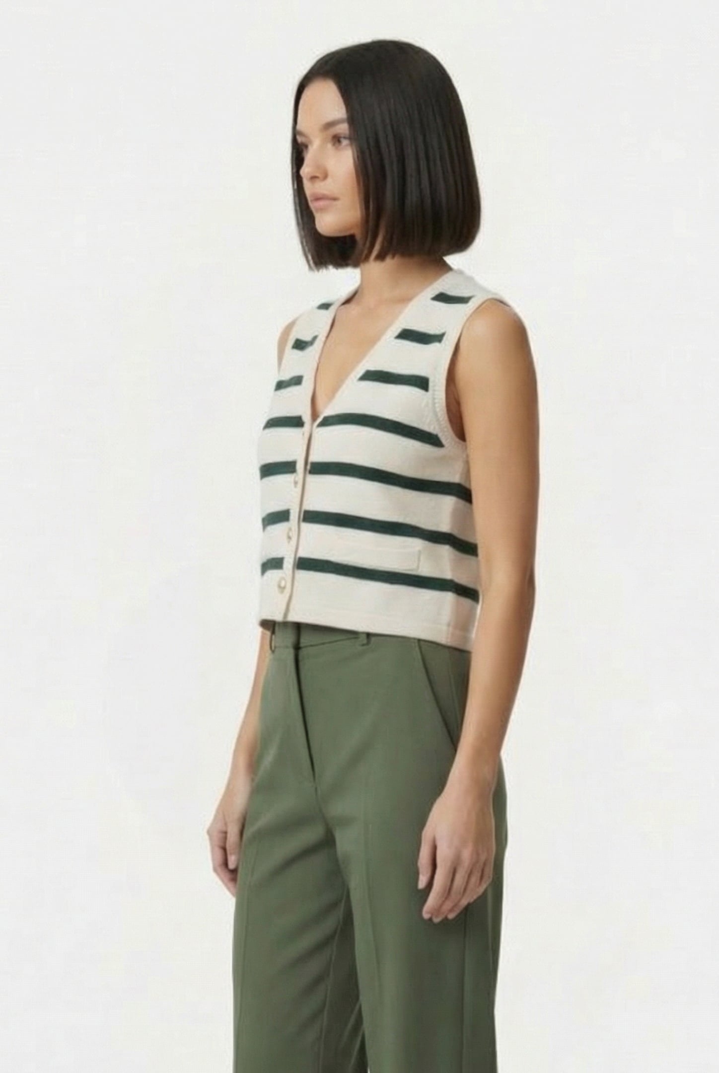 SWEATER WHITECAP GREY/PINE NEEDLE 3