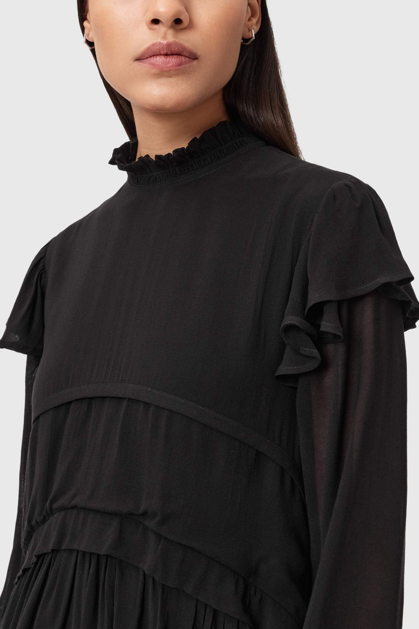 CAVARLY LS MAXI DRES BLACK 8