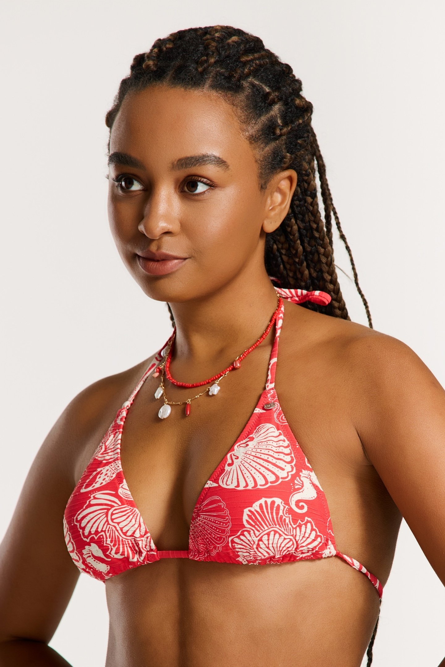 LIZ BIKINI SET BEACH DAY RED HIBISCUS BEACH DAY 7