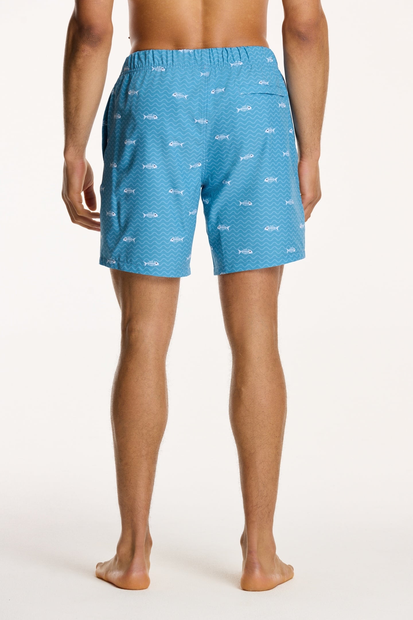 SWIM SHORTS FISH BONE CANADIAN BLUE 3