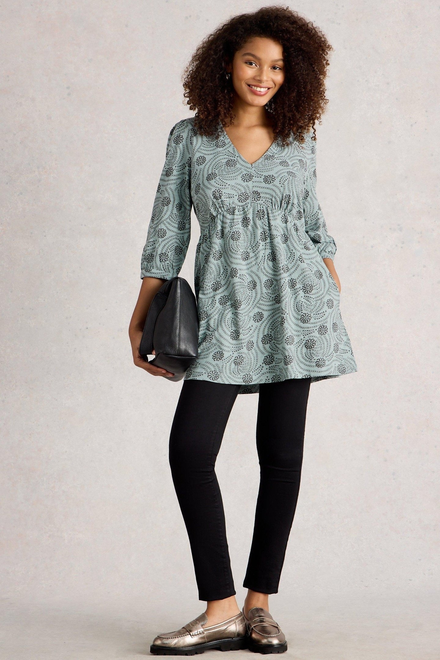 LARA TUNIC BLUE PRINT 2