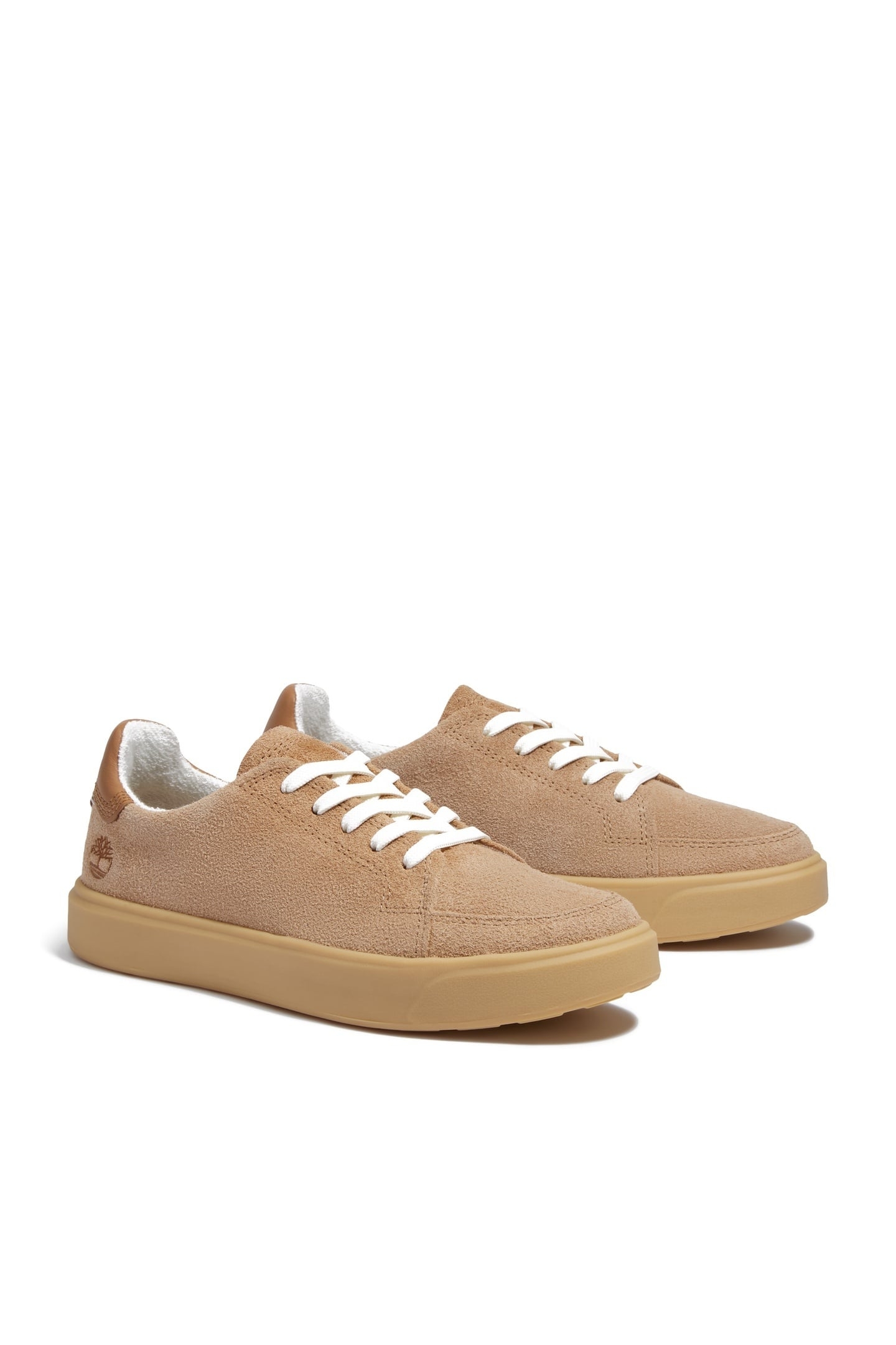 EMERSON STREET LOW LACE UP SNEAKER MEDIUM BEIGE SUEDE 2