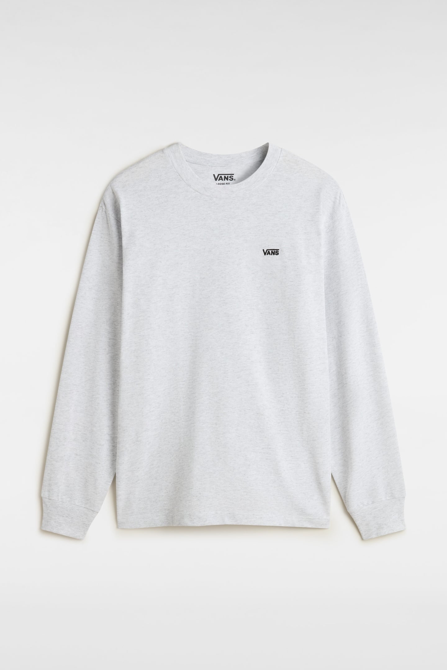 LEFT CHEST II LOOSE LS LIGHT GREY HEATHER 1