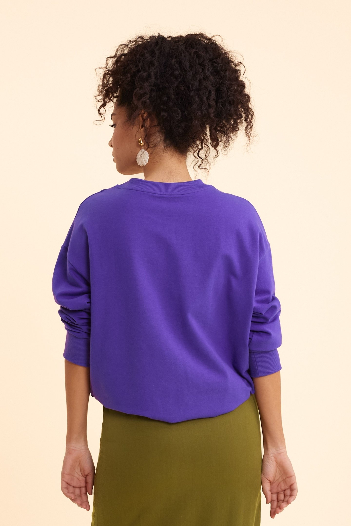 PURPLE MESSAGE SWEATSHIRT INK 4