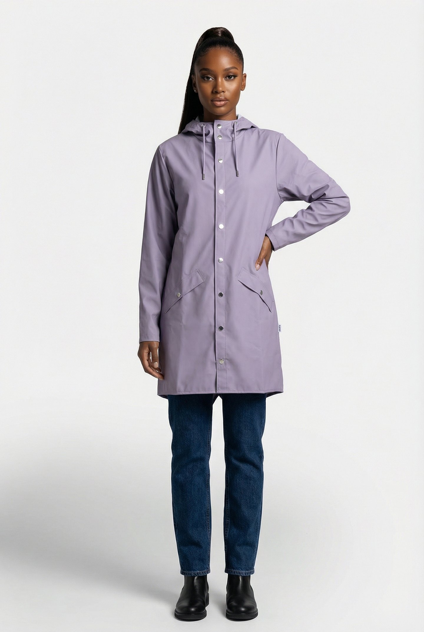 LONG JACKET W3 DUSTY PURPLE UNISEX 2