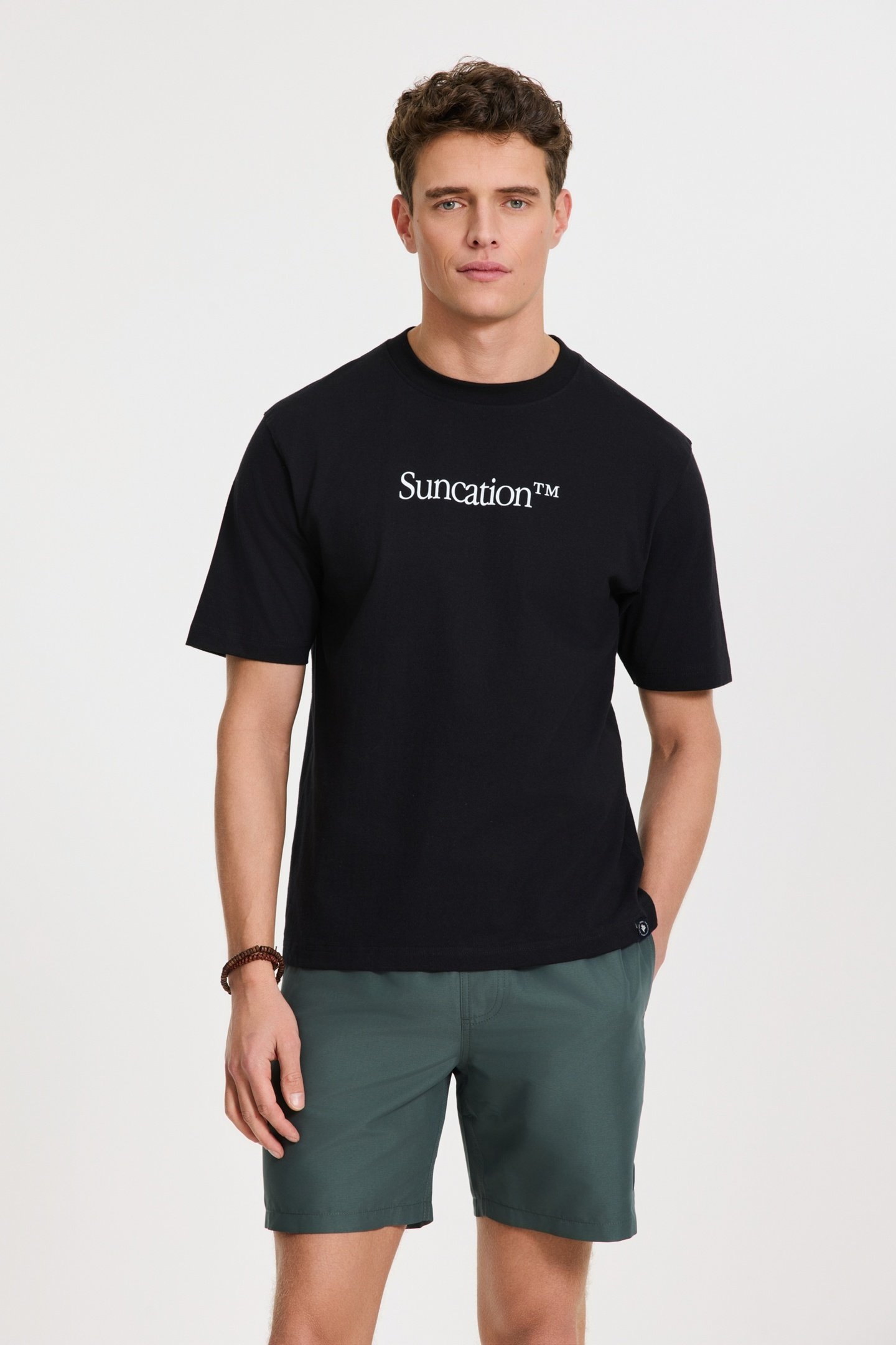 FINN RELAXED T-SHIRT SUNCATION BLACK 1
