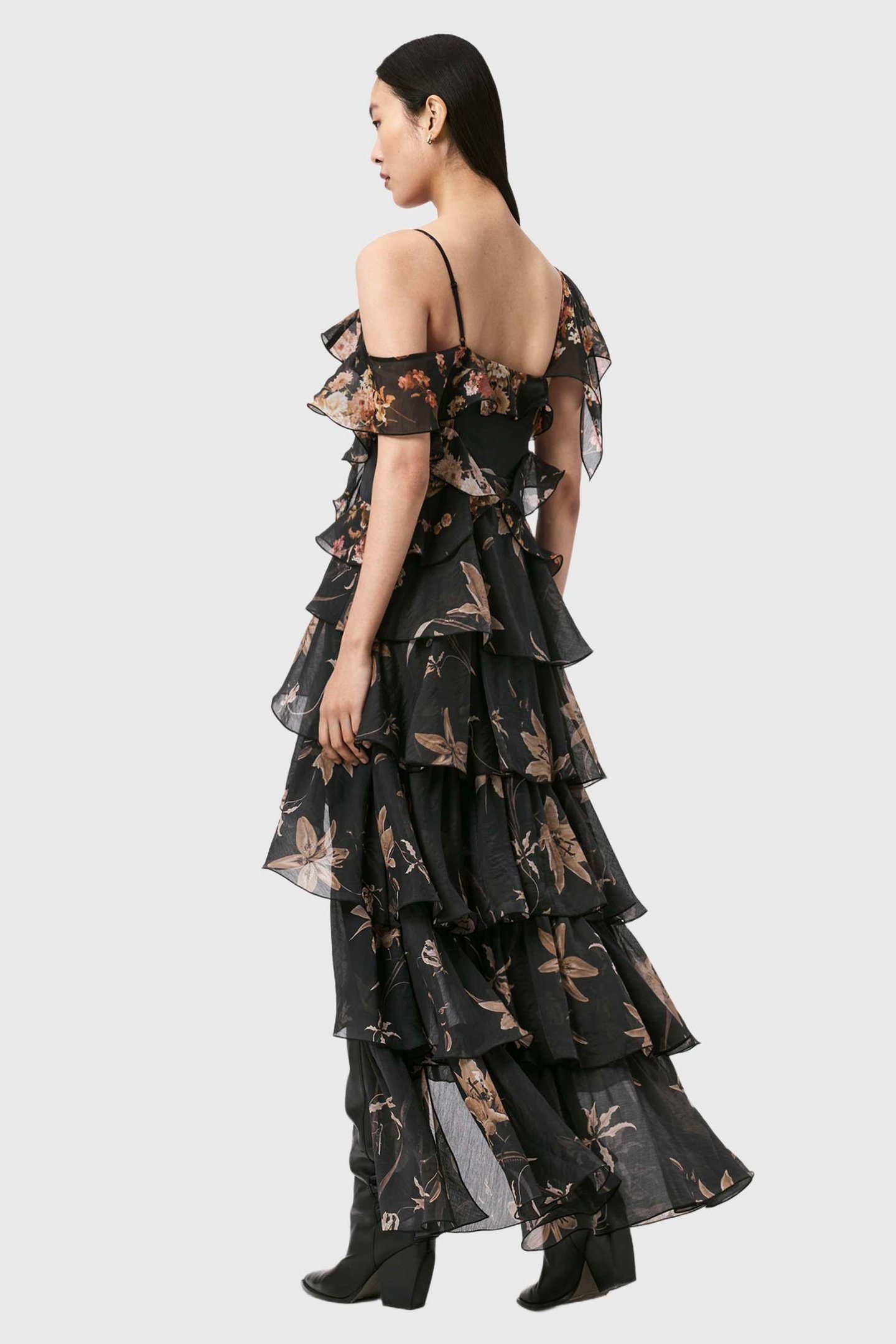 SIENNA DRESS PETRA SEPIA BROWN 4