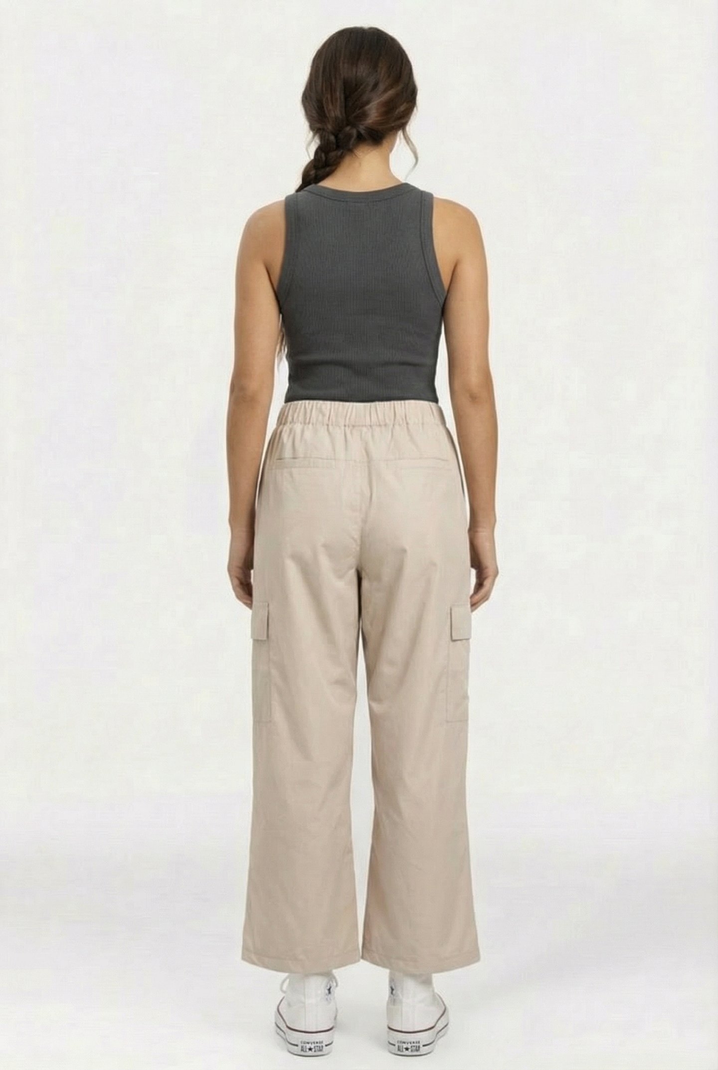 CARGO RAIN PANTS WIDE W3 DUNE GRAIN UNISEX 3