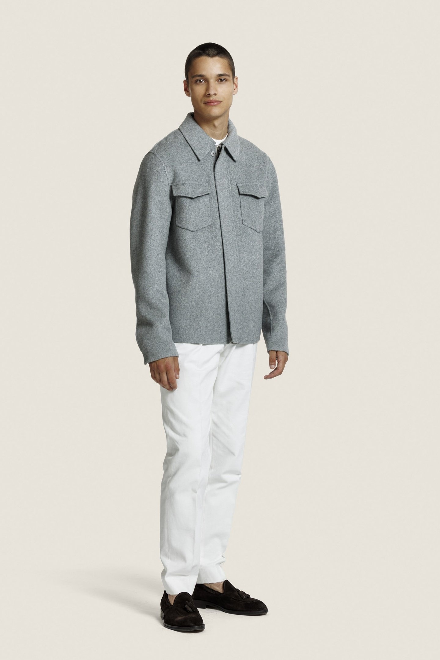 ROBERT JACKET L. GREY MELANGE 1