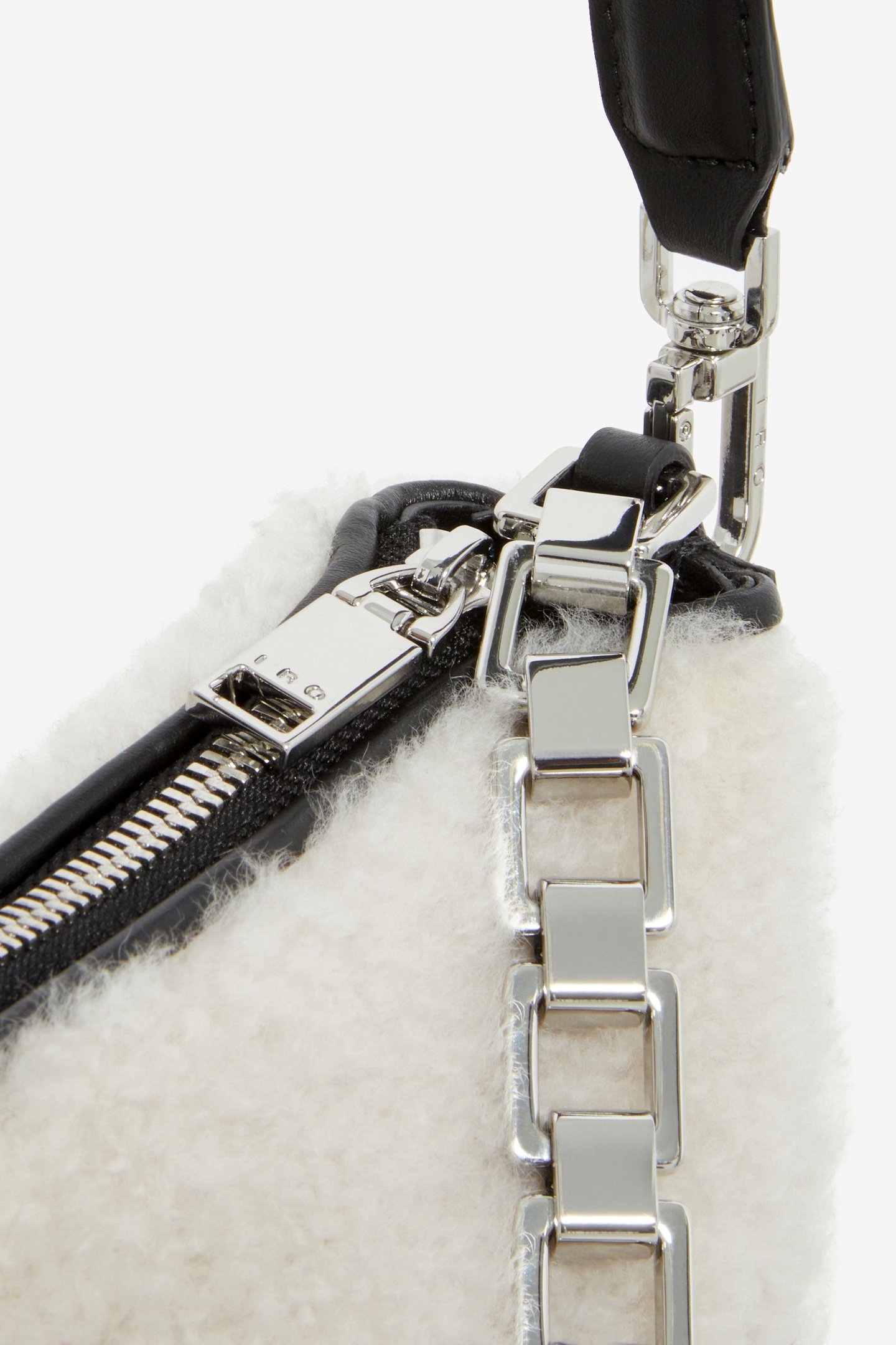 ARC XL FUR CROSS BODY BEIGE/BLACK 5