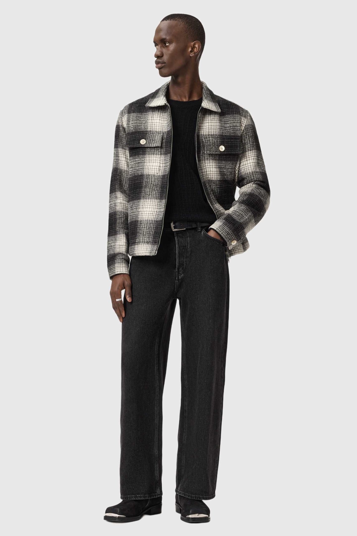 MATHESON JACKET BLACK/OFF WHITE 2