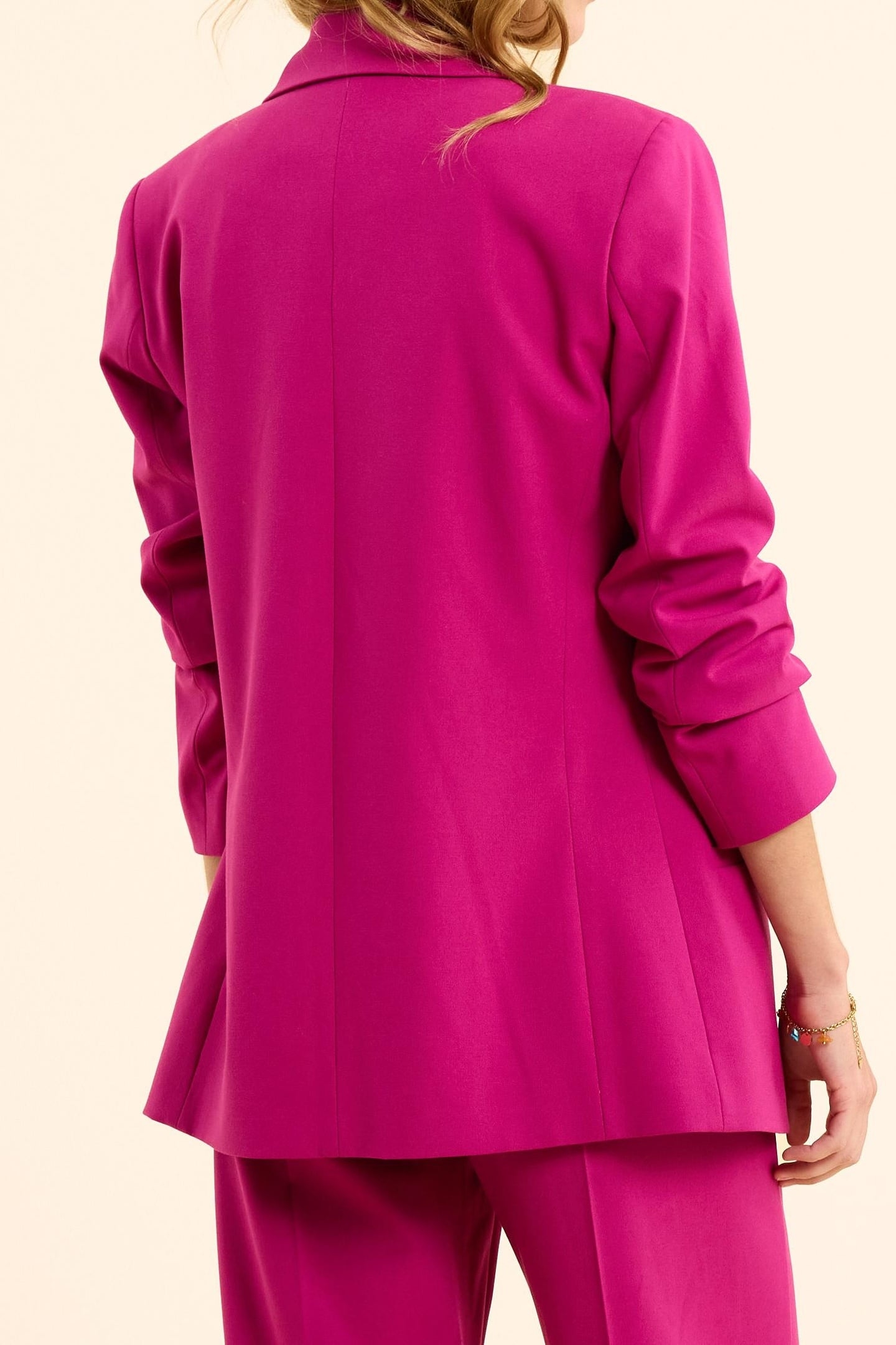 PURPLE DOUBLE-BREASTED SUIT JACKET VIOLINE 4