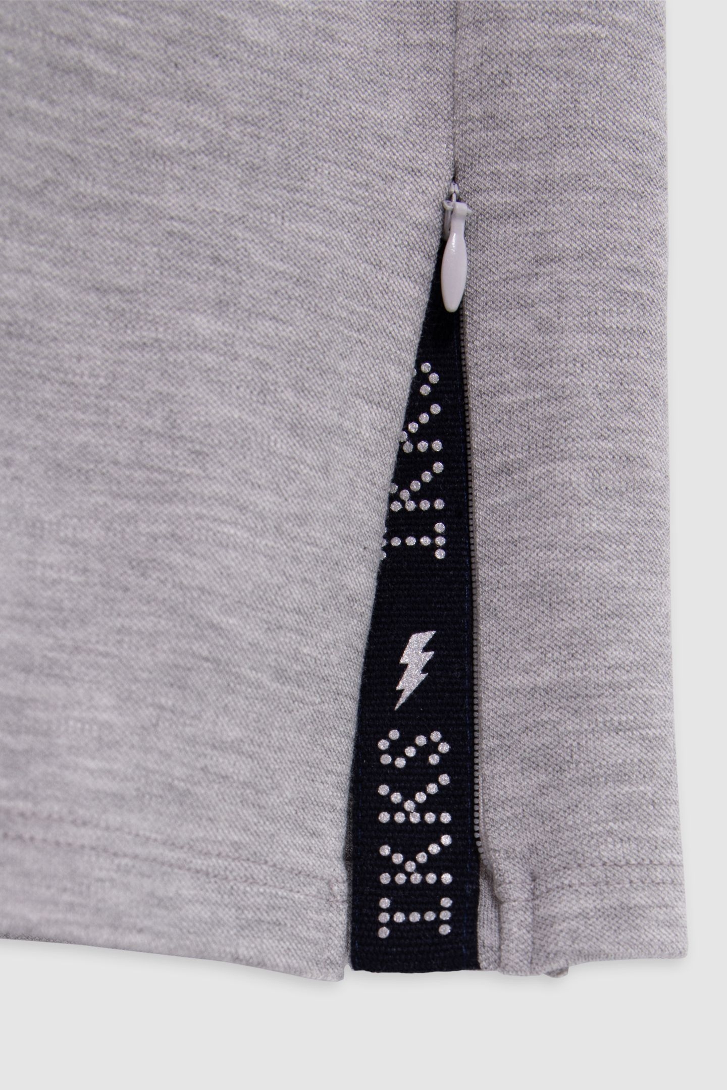 GIRL'S GREY ZIPPED CUFF WIDE-LEG JOGGERS, FIXED SEAMS 5