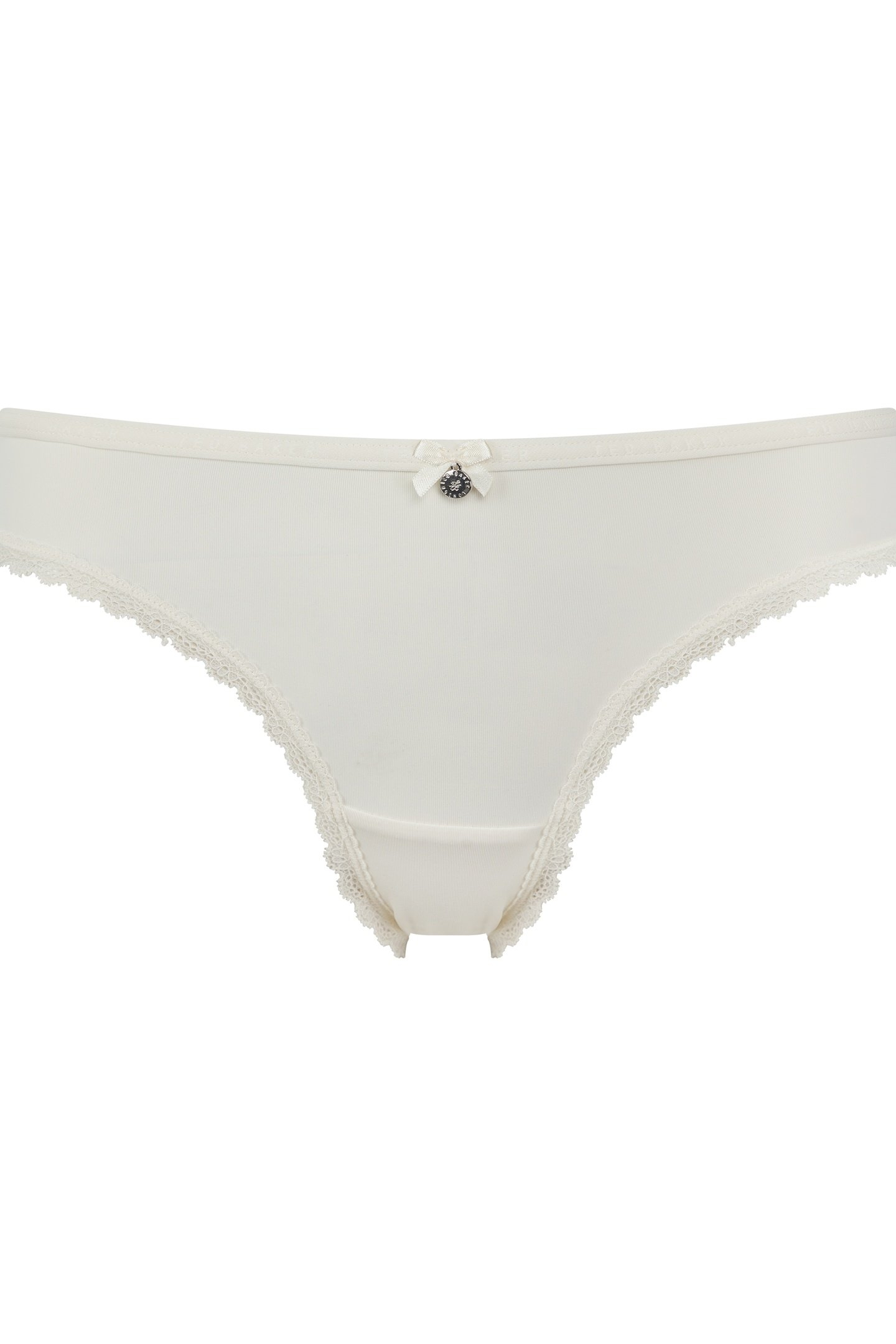 MYRTLE 3PK PLAIN AND PRINT BRIEF WITH LACE TRIM JET BLACK BO 6