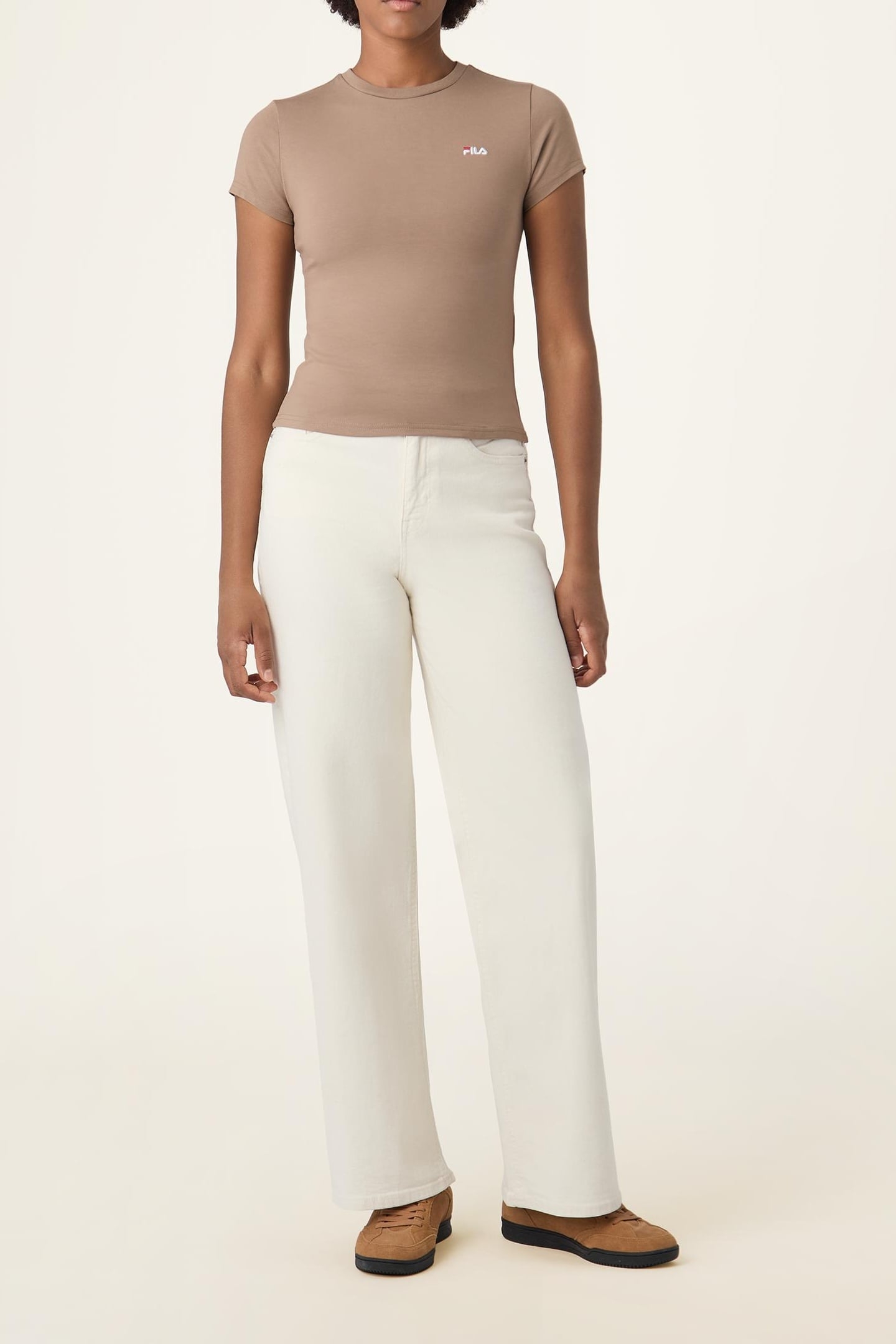 TRIVERO SLIM T-SHIRT TAUPE GRAY 2