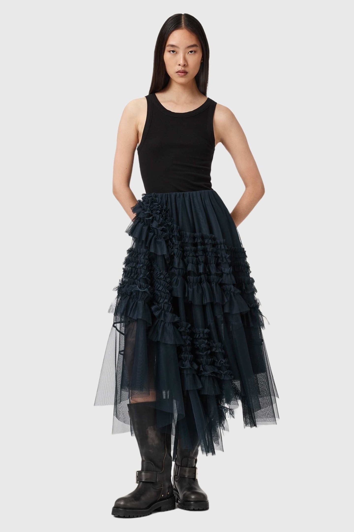 JEN TULLE SKIRT MIDNIGHT BLUE 2