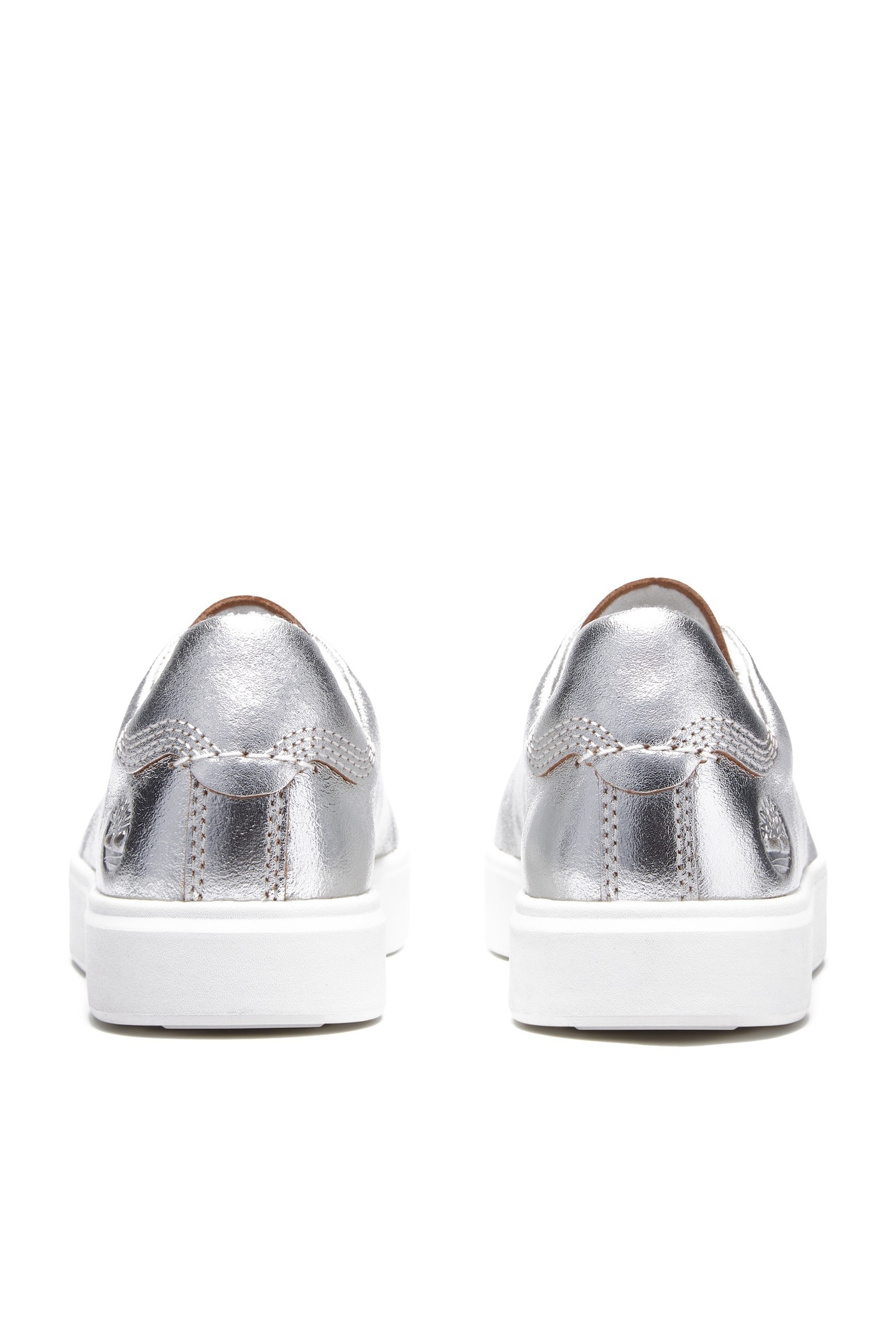 EMERSON STREET LOW LACE UP SNEAKER SILVER METALLIC 7