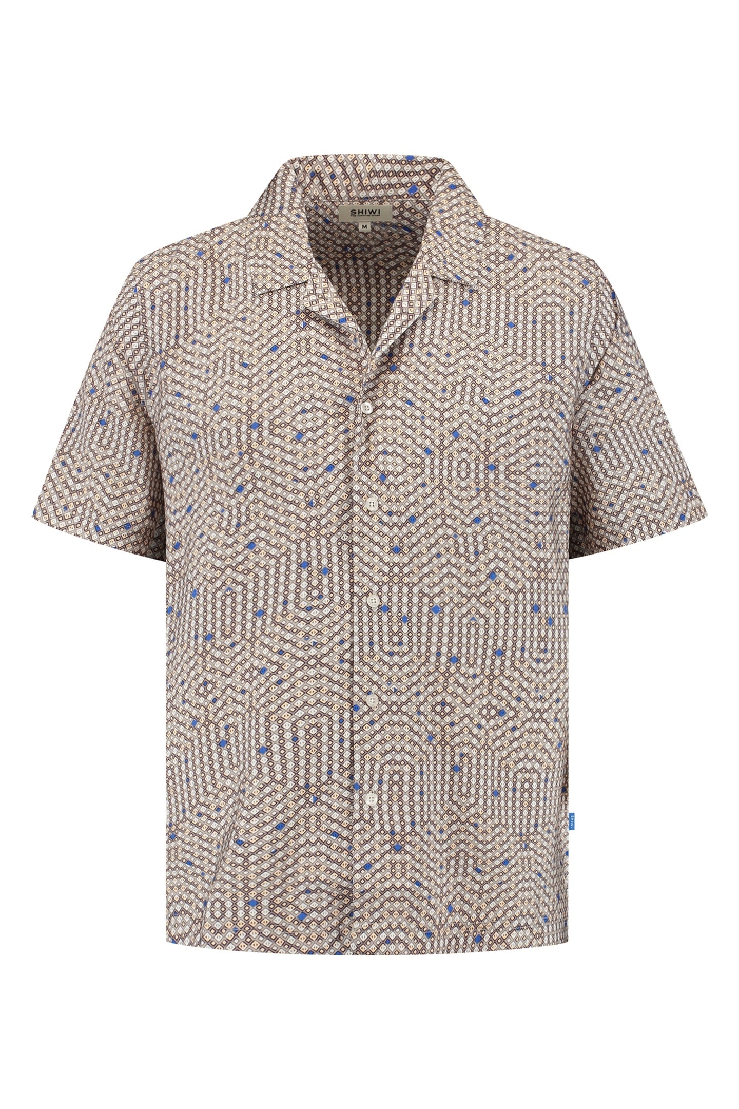 VIC SHORT SLEEVE SHIRT GEO STORM BEIGE GEO STORM 5