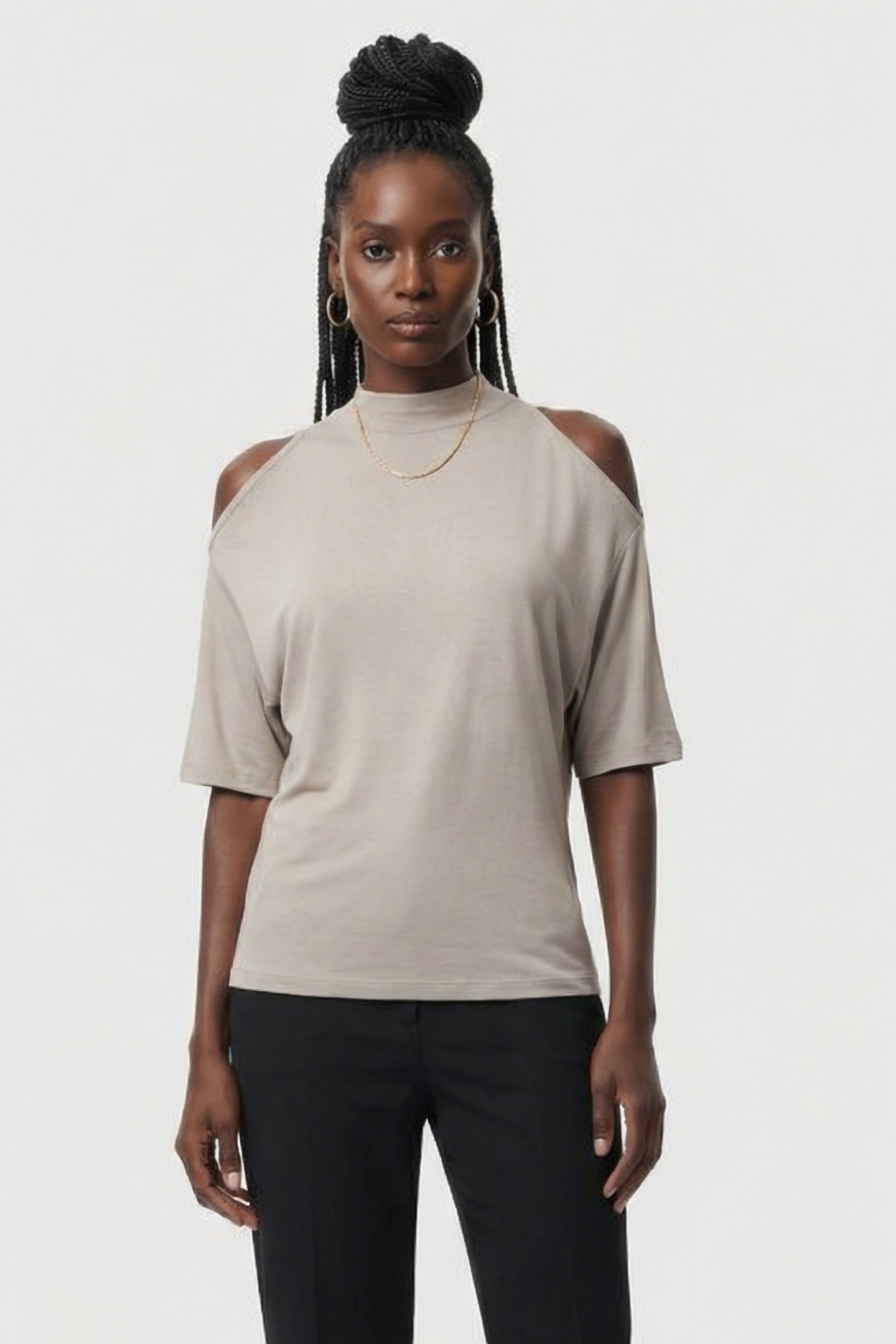 FLORAM T-SHIRT STONE GREY 1