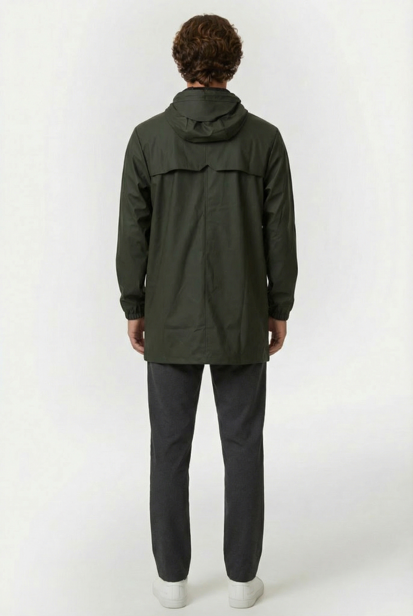 UNISEX CARGO LONG JACKET W3 GREEN 5