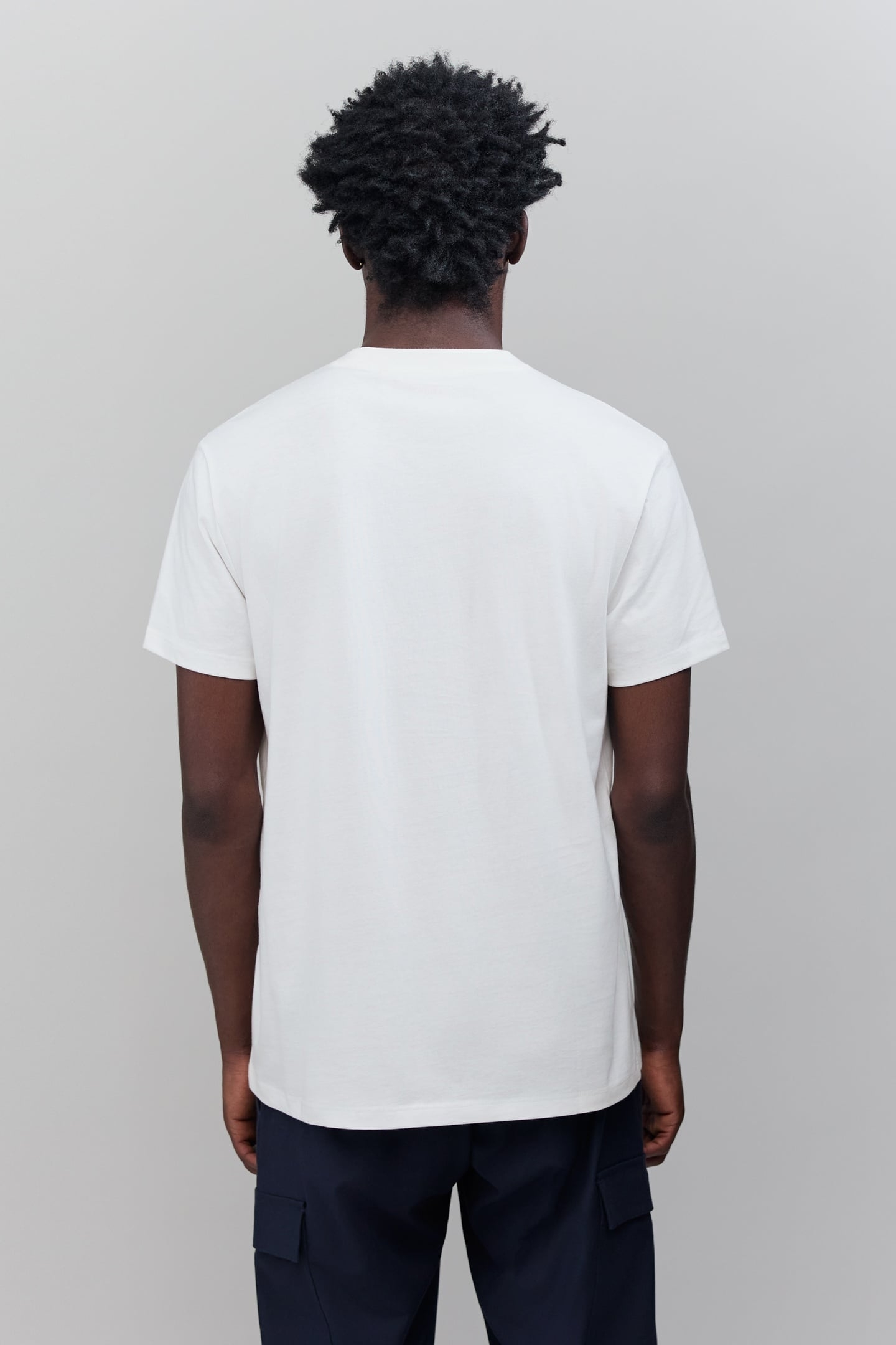 WHITE ORGANIC COTTON T-SHIRT 3