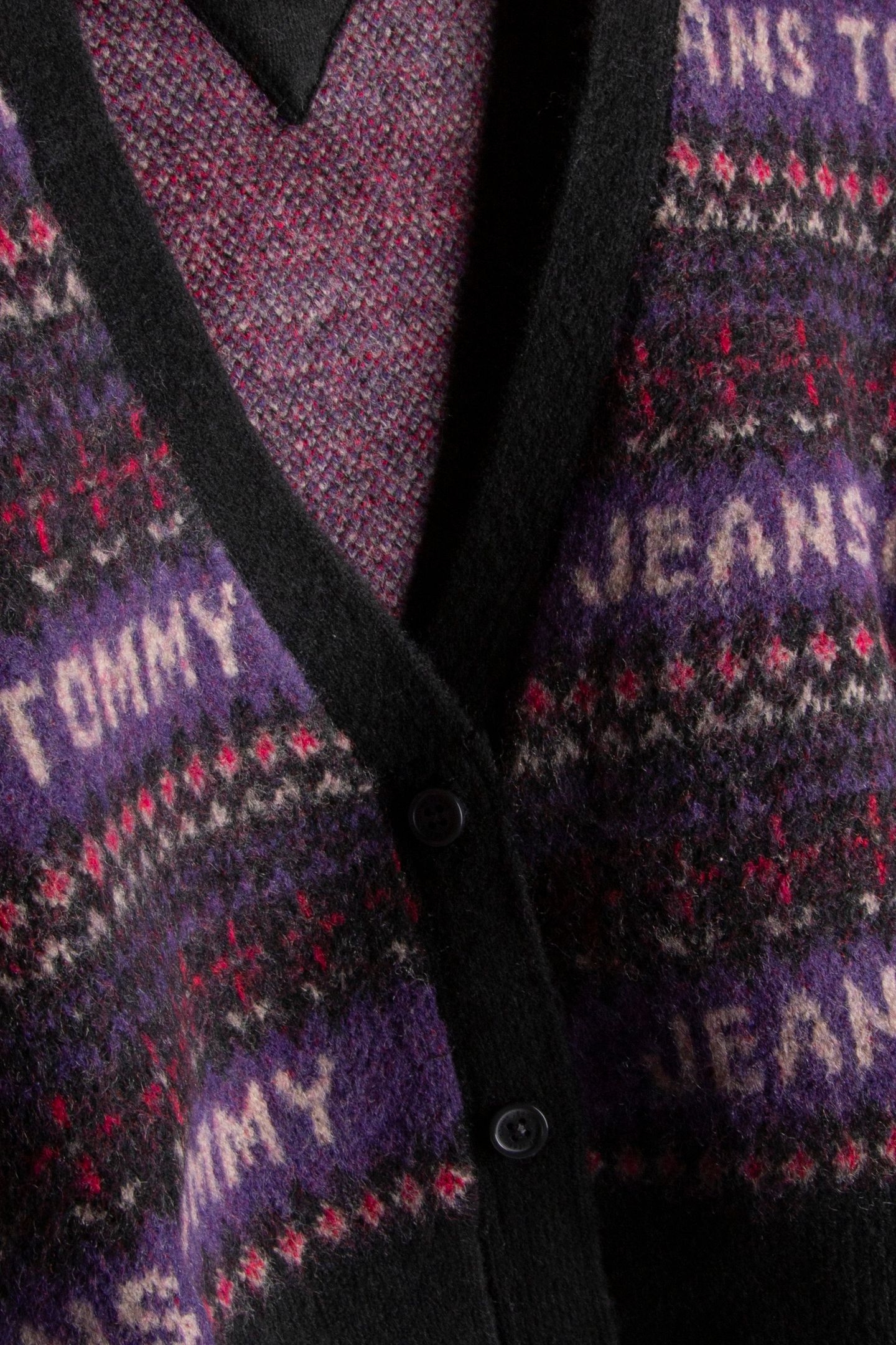 FAIRISLE CARDIGAN BLACK 4