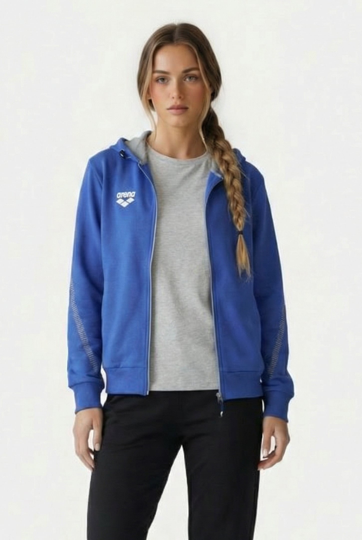 W TL HOODED JACKET ROYAL 2