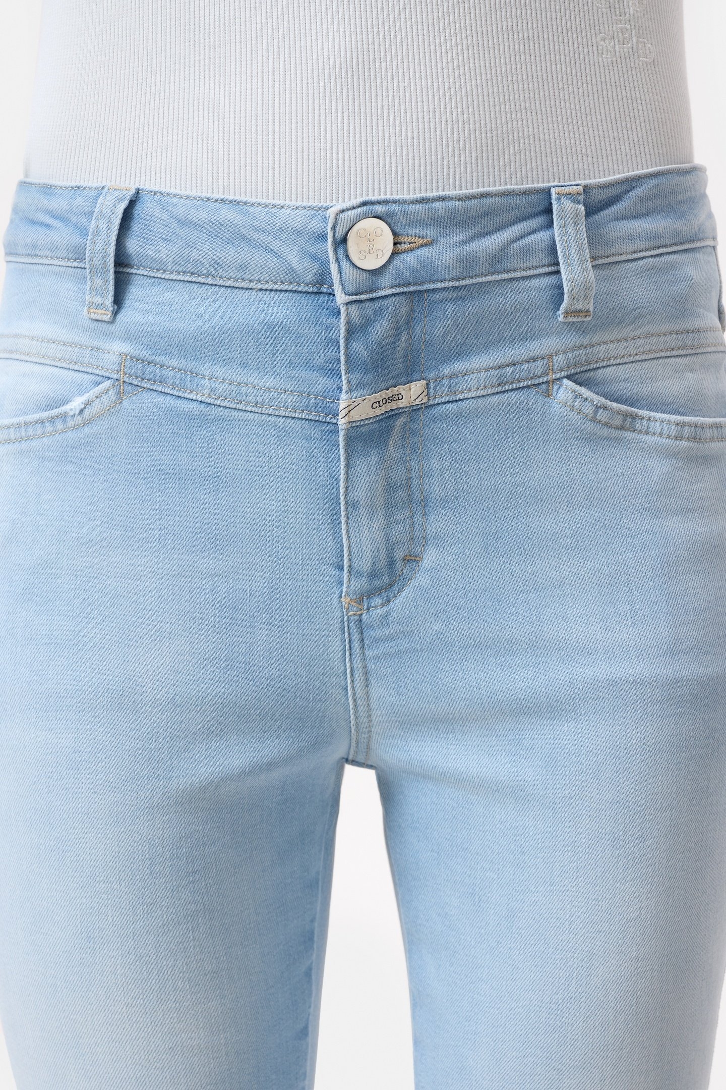 SKINNY PUSHER JEANS LIGHT BLUE 4