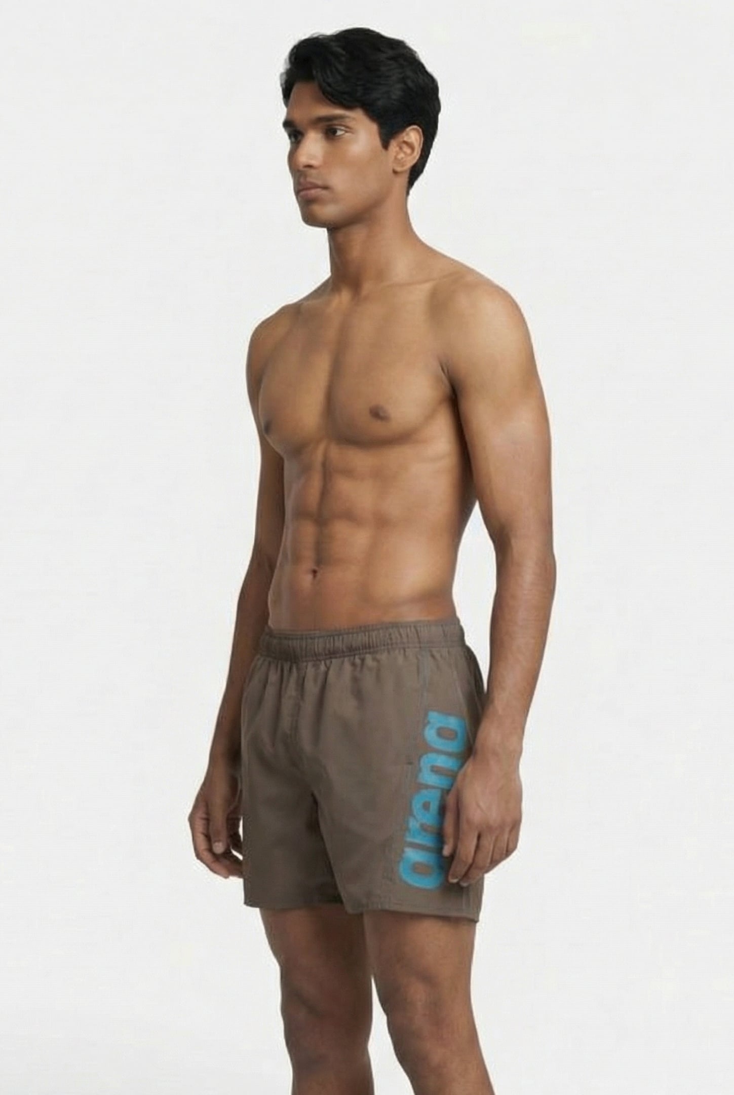 FUNDAMENTALS ARENA LOGO BOXER R DARK OLIVE-TURQUOISE 3