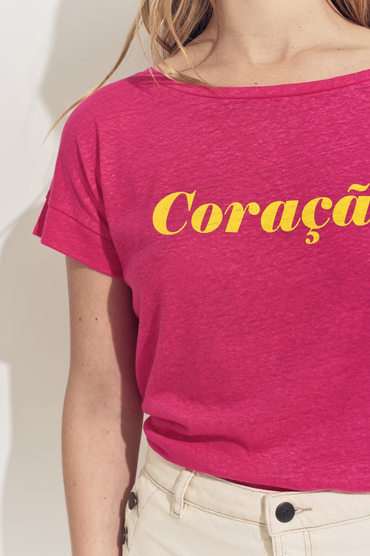 PINK T-SHIRT WITH MESSAGE 4