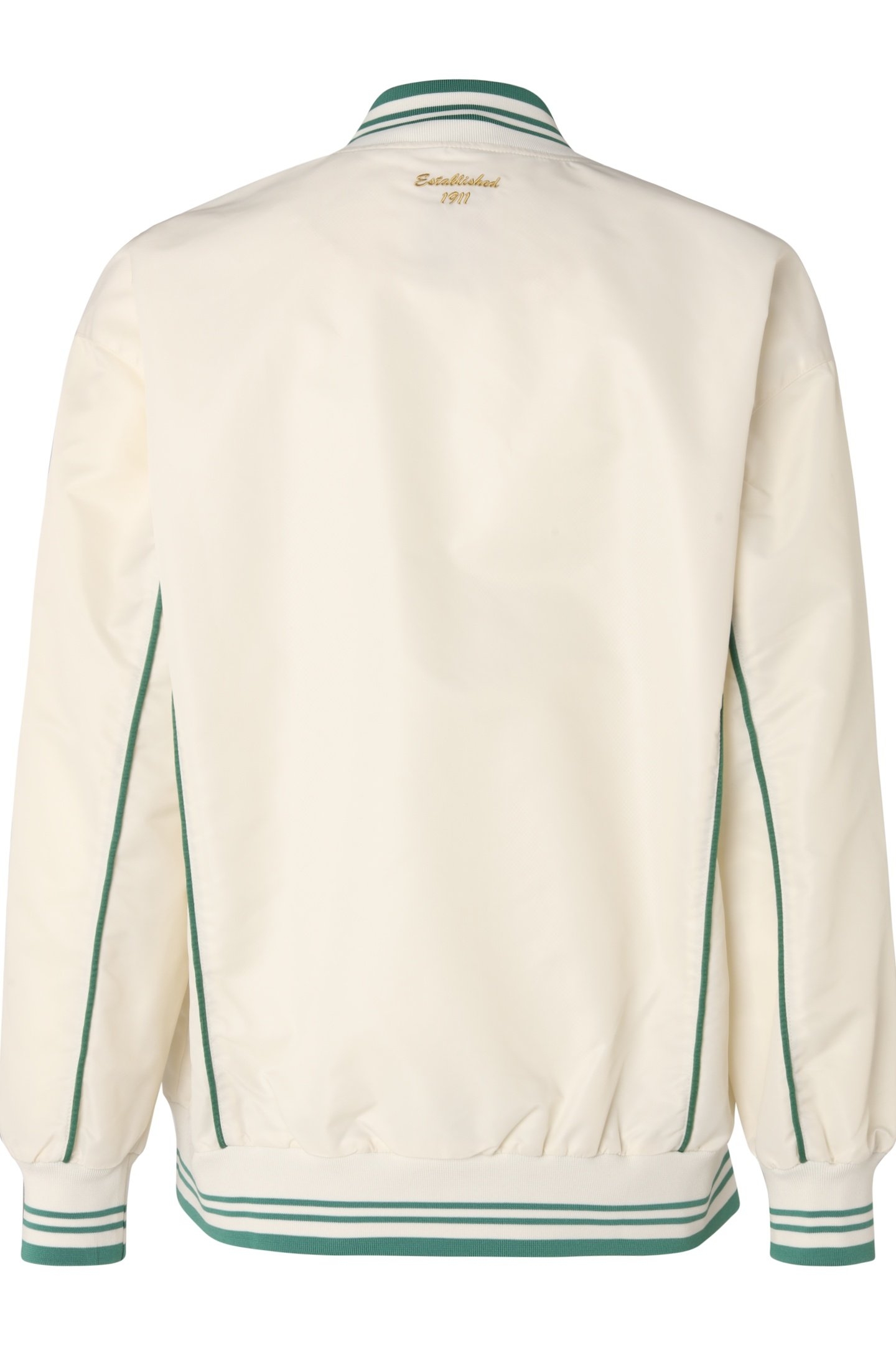 LEME OVERSIZED BASEBALL JACKET ANTIQUE WHITE 5