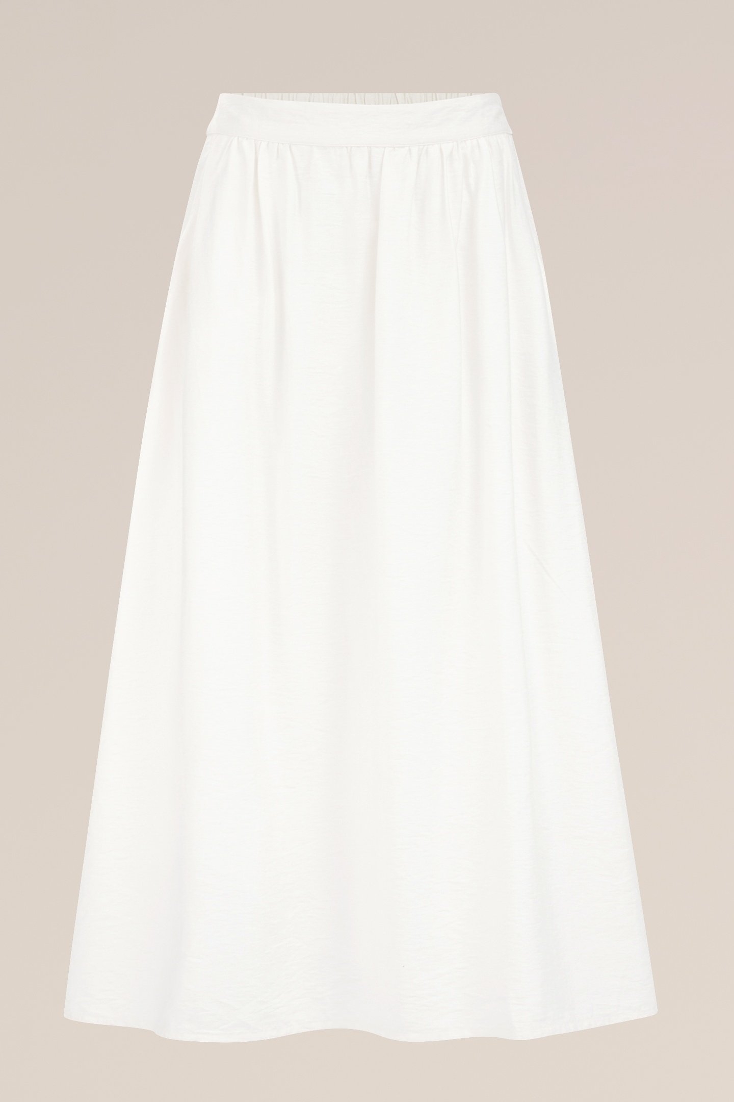 SKIRT MEDIUM LENGTH WHITE 4