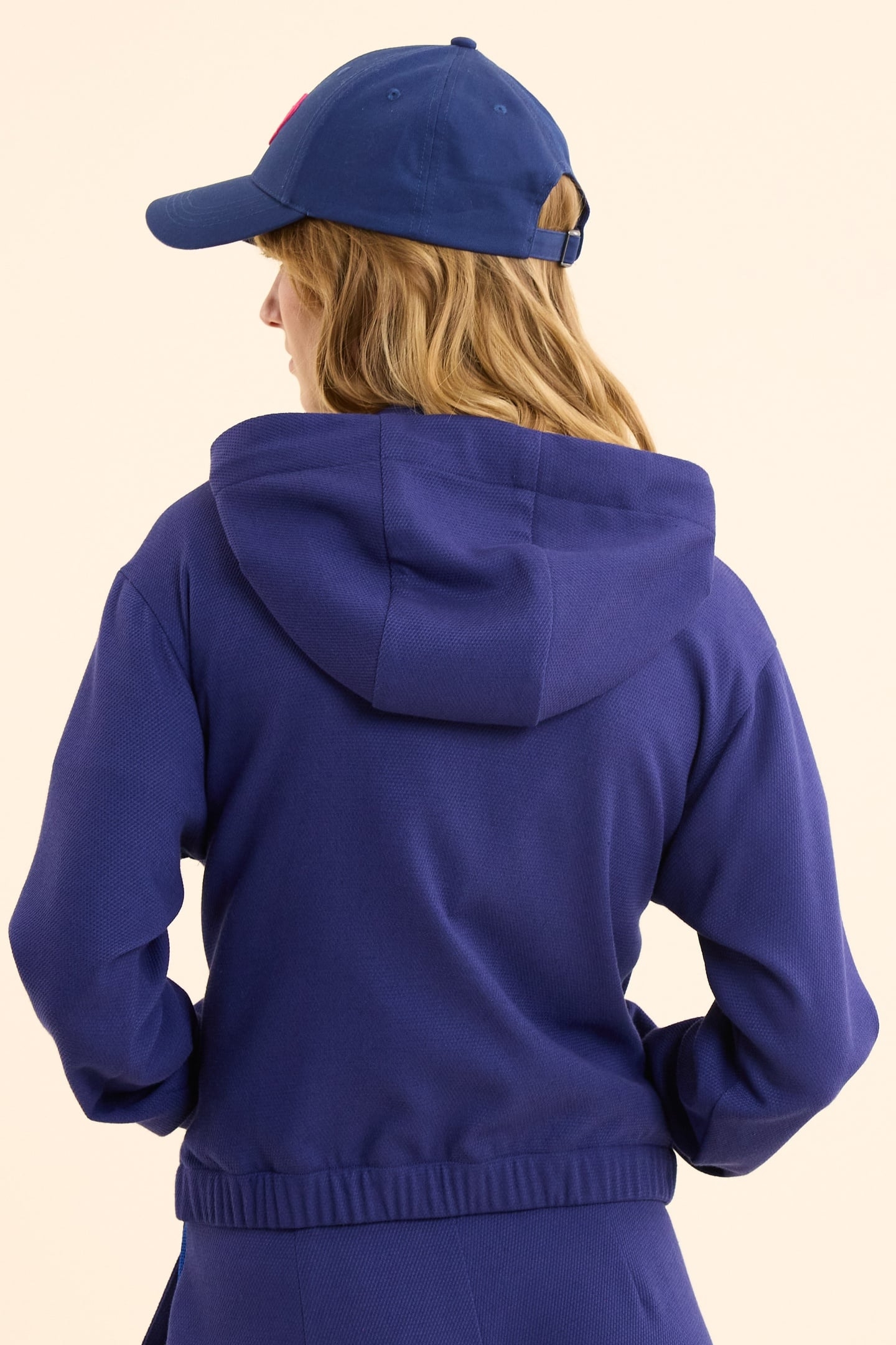 INDIGO HONEYCOMB JOGGING JACKET INDIGO 4