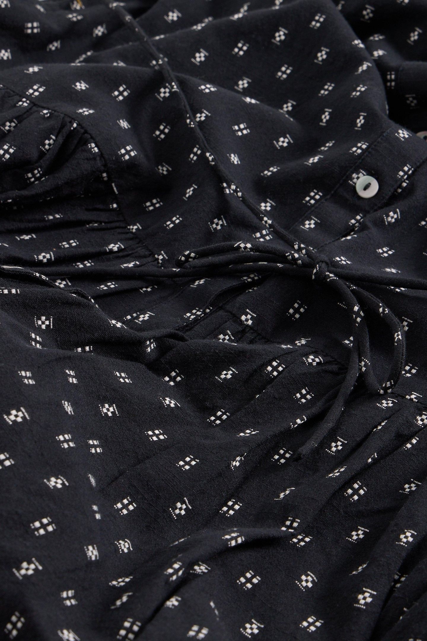 GINA MIDI DRESS BLACK MULTI 5