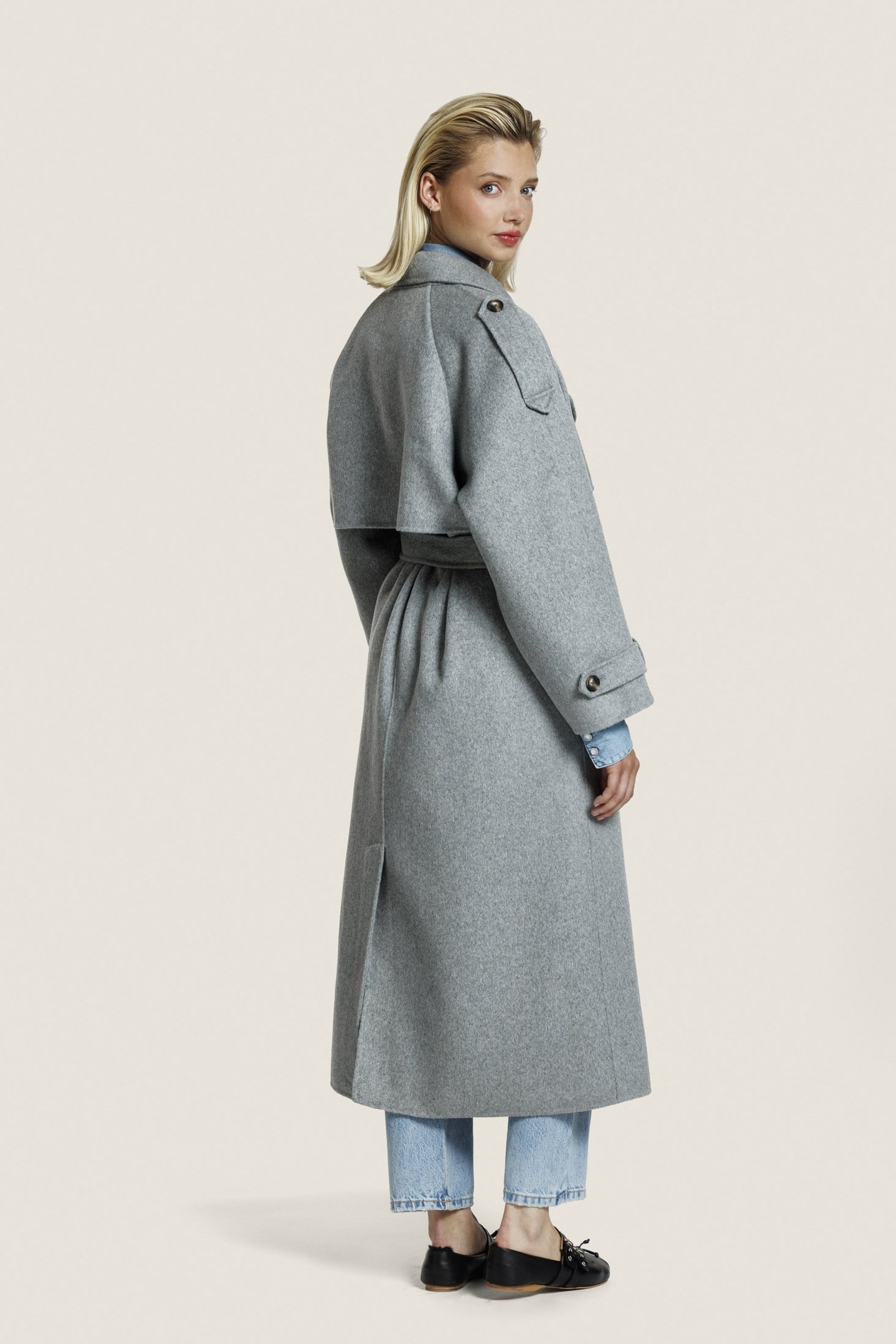 ADELINEWOOL JACKET L. GREY MELANGE 3