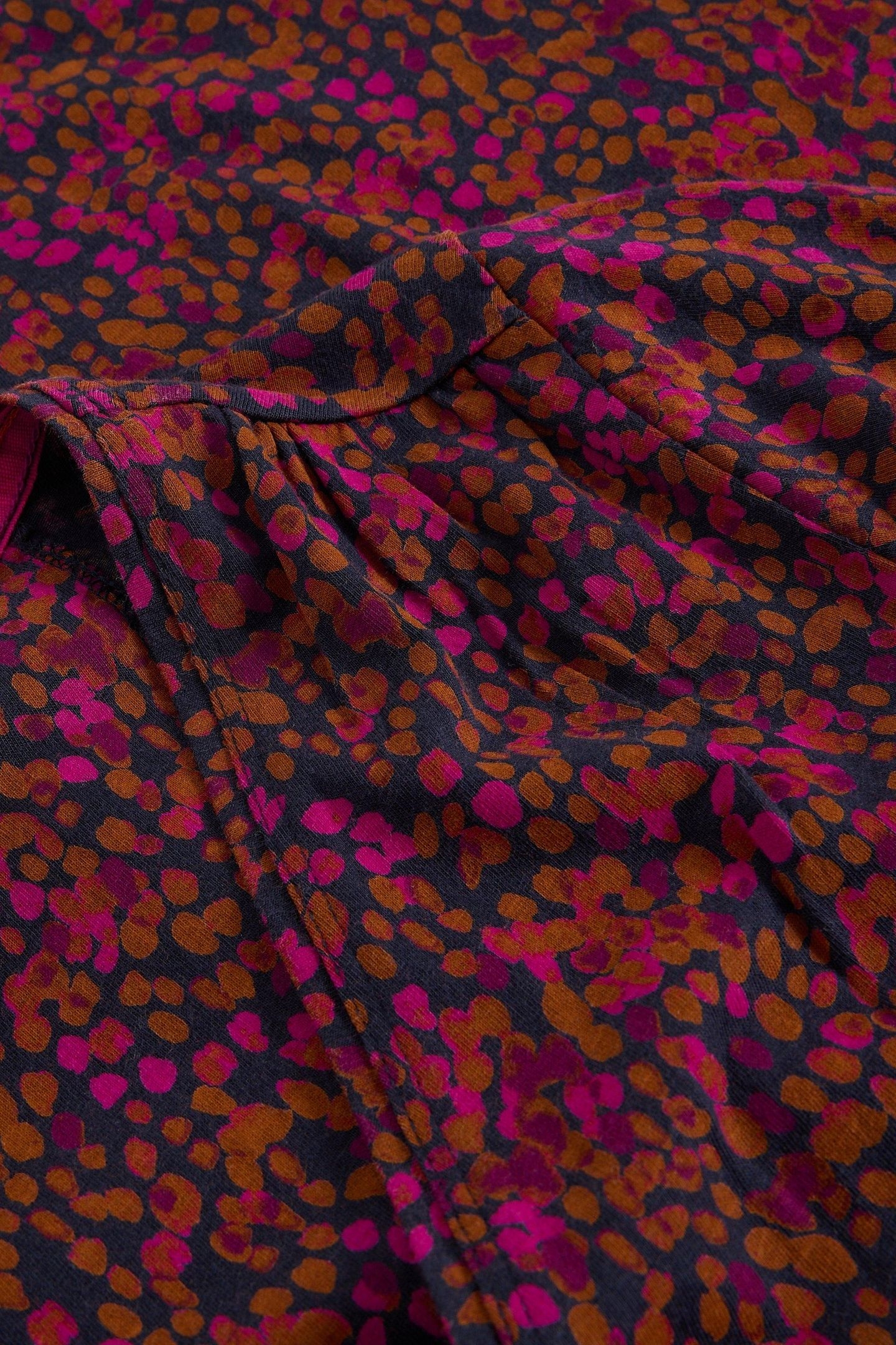 MEGAN JERSEY DRESS PINK MULTI 4