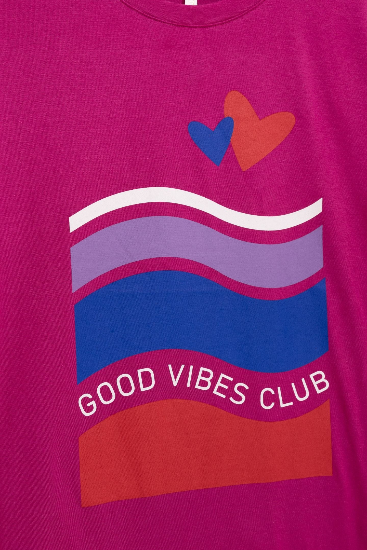 PINK T-SHIRT MESSAGE, STRIPES, HEARTS VIOLINE 8