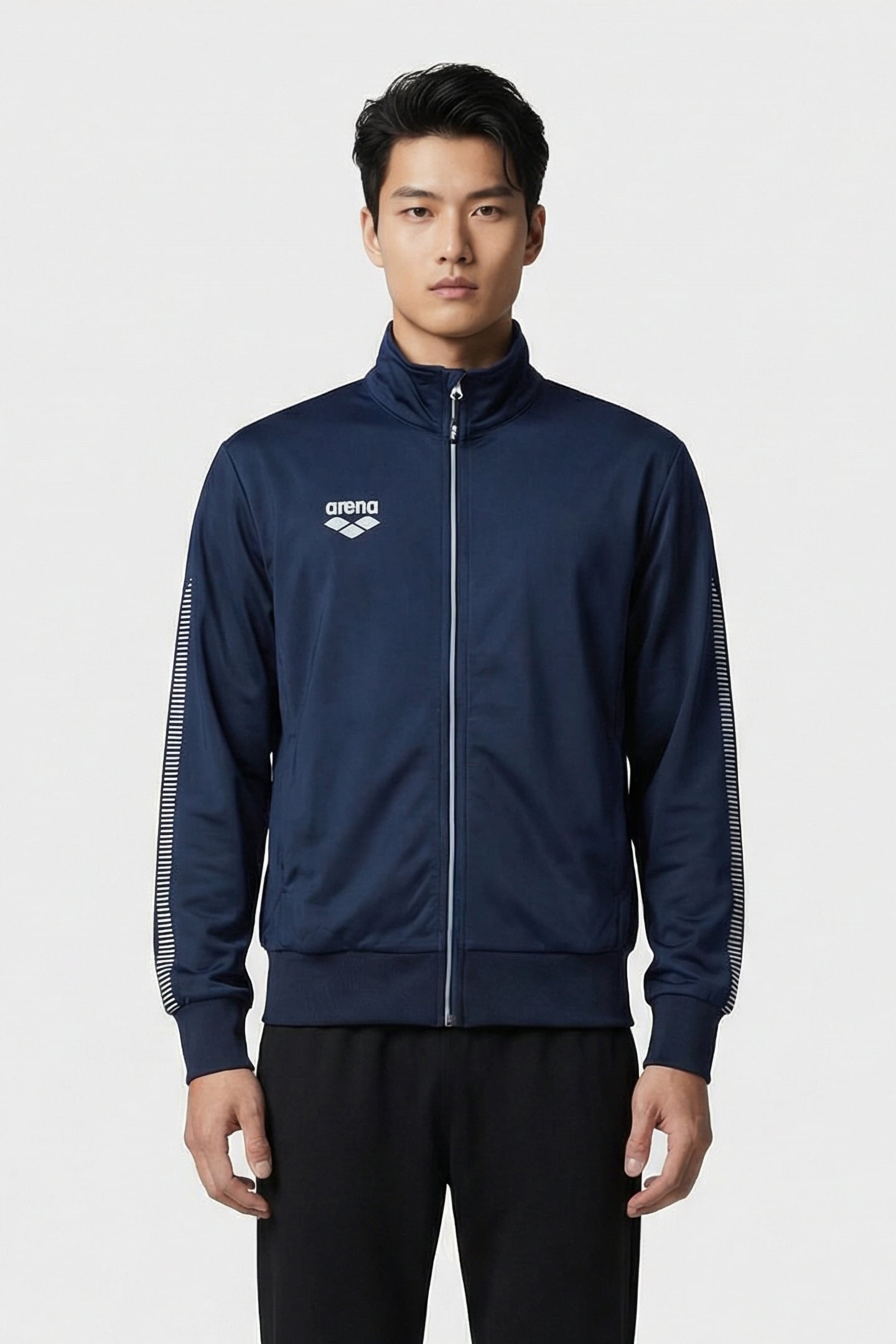 UNISEX TL KNITTED POLY JACKET NAVY 2