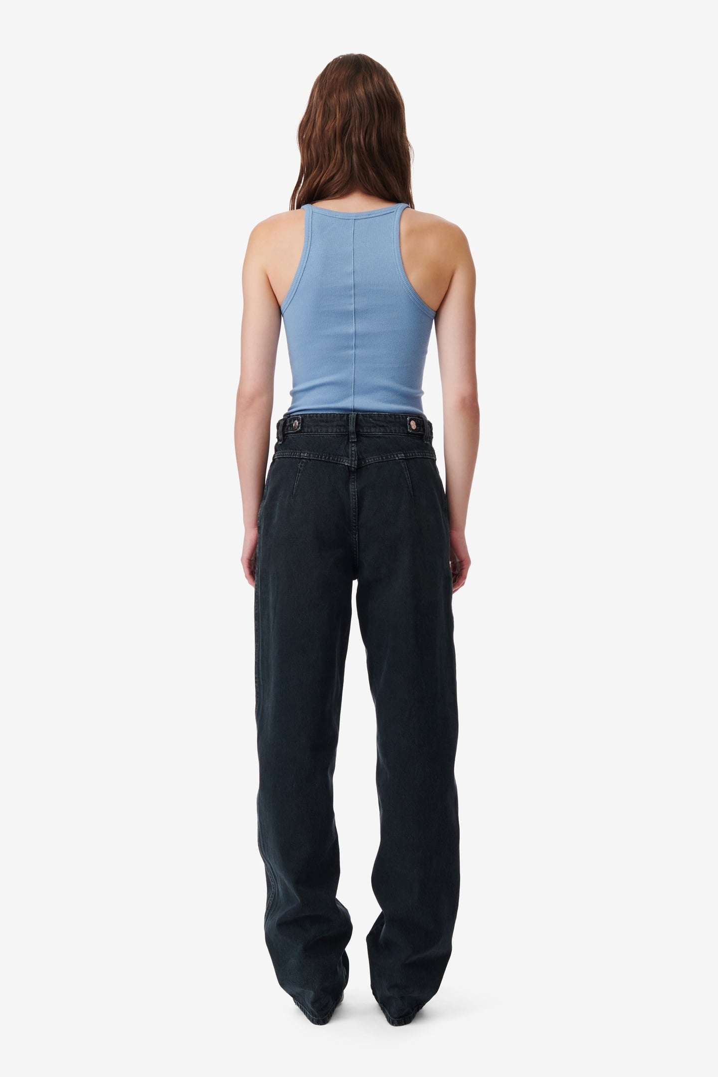 CEAUMAR TROUSER BLUE BLACK USED 2