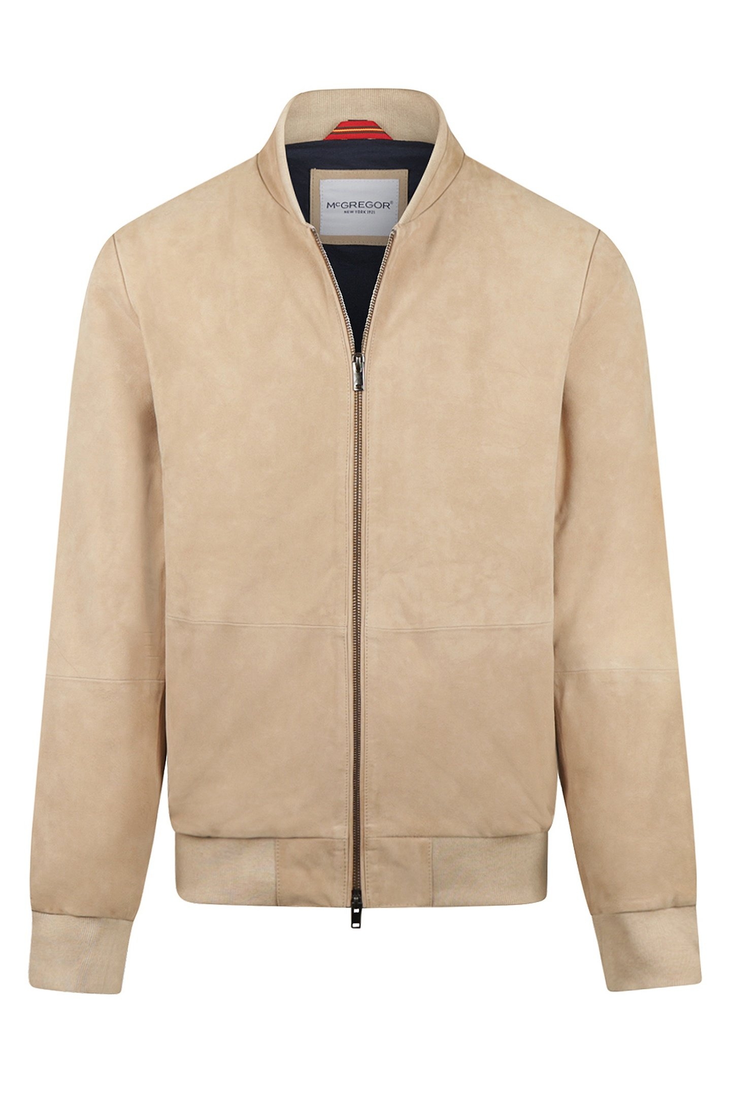 SUEDE BOMBER JACKET SAND 1