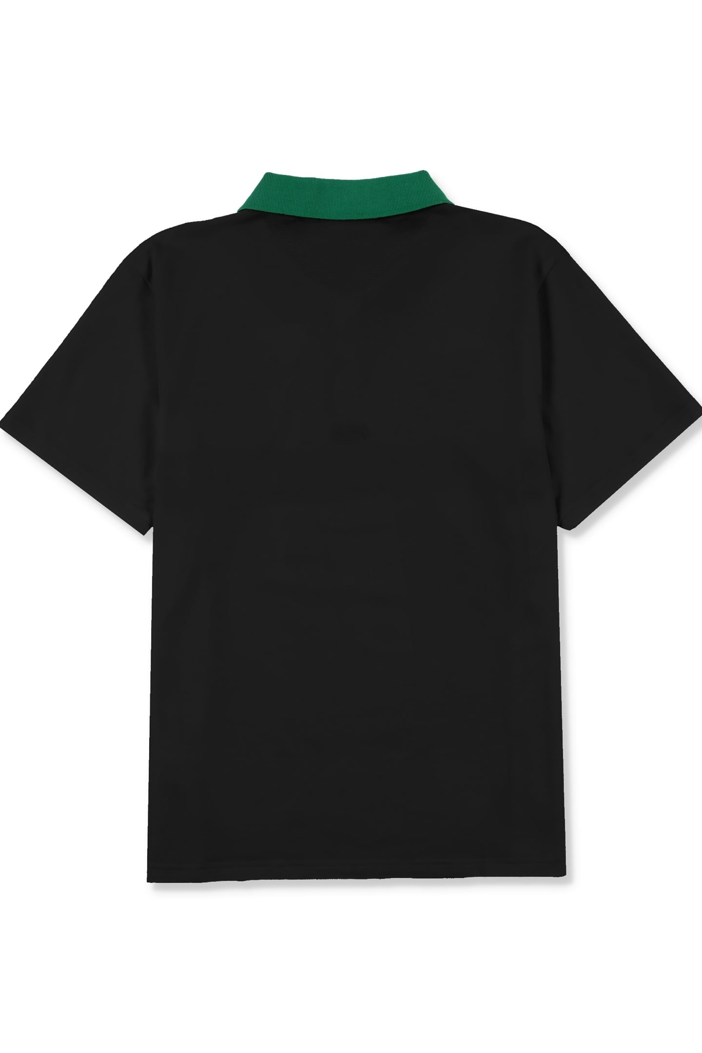 SAGANO RELAXED TAPED POLO SHIRT BLACK 4