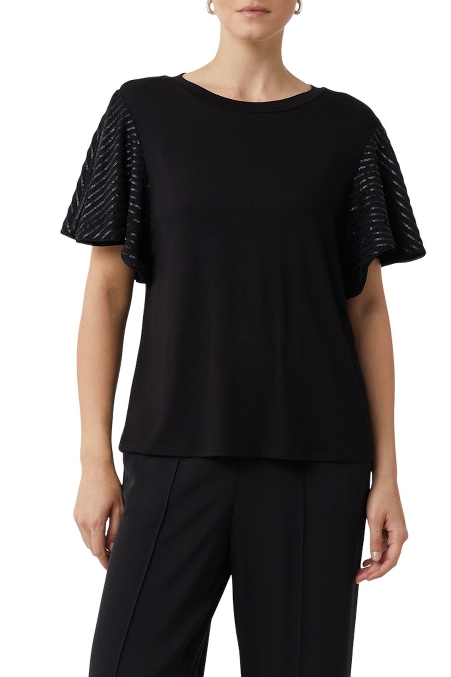 COMMA T-SHIRTS BLACK 1