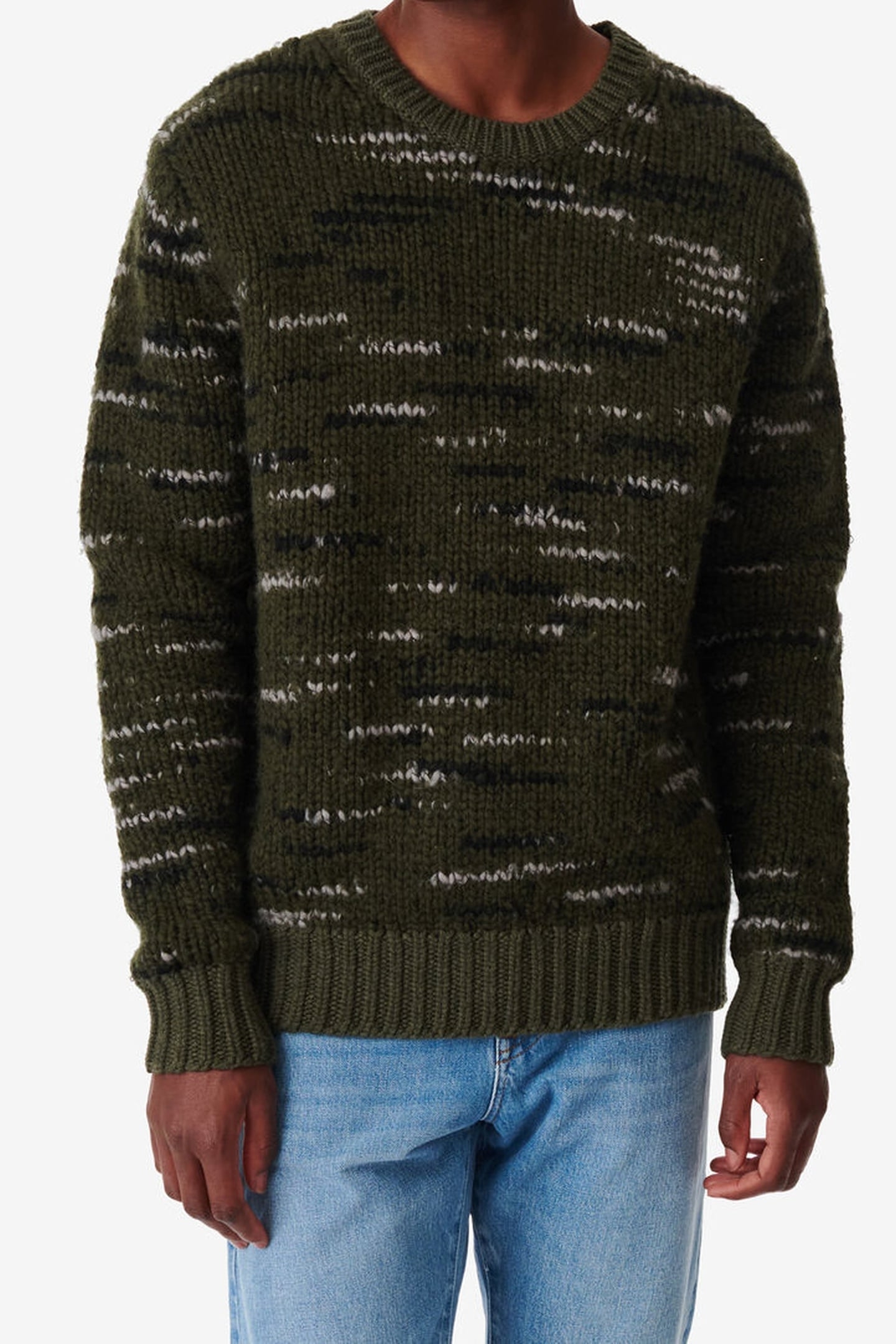 BAPO PULLOVER KHAKI/BLACK 1