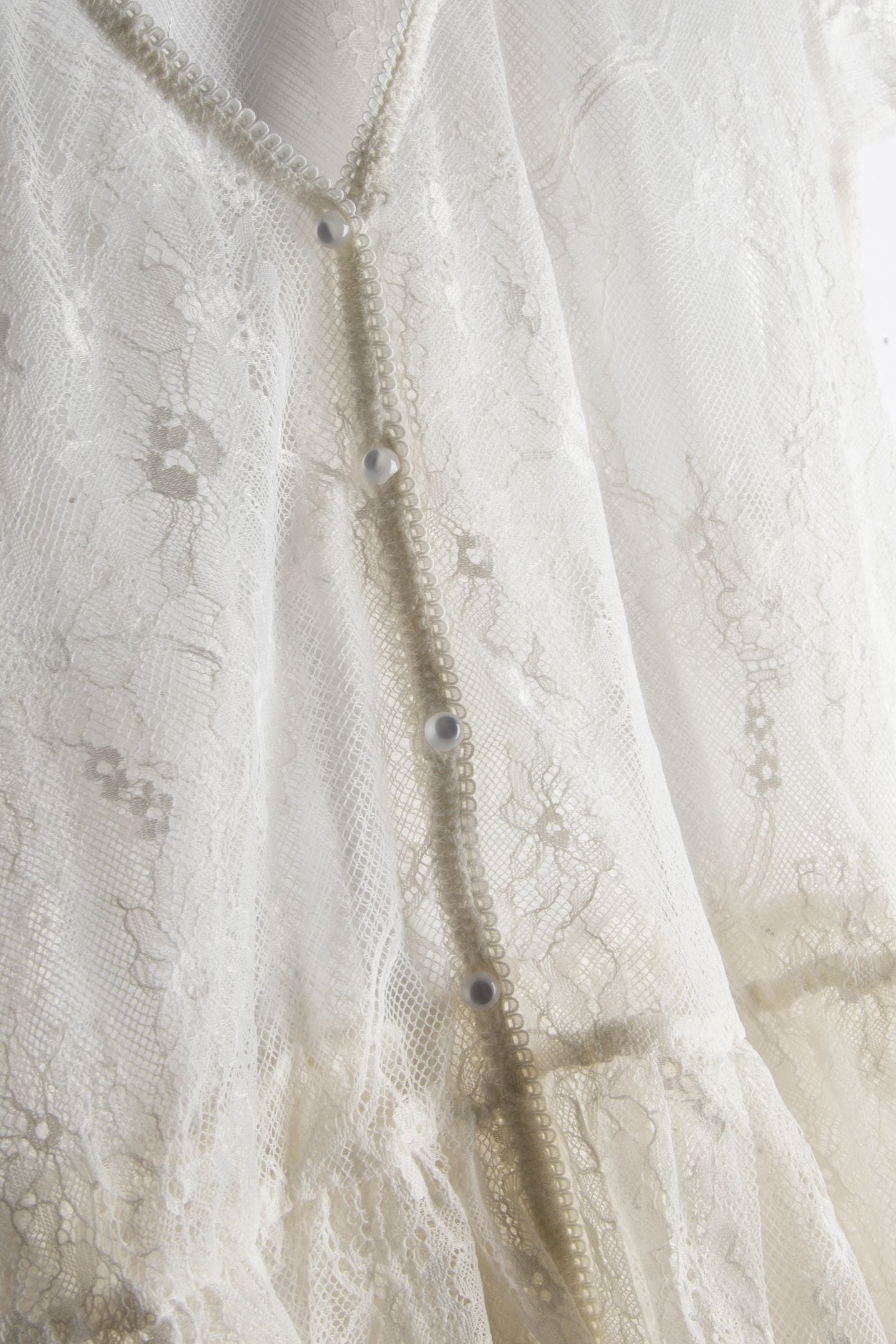 BUTTON THRU LACE TEE ANCIENT WHITE 4