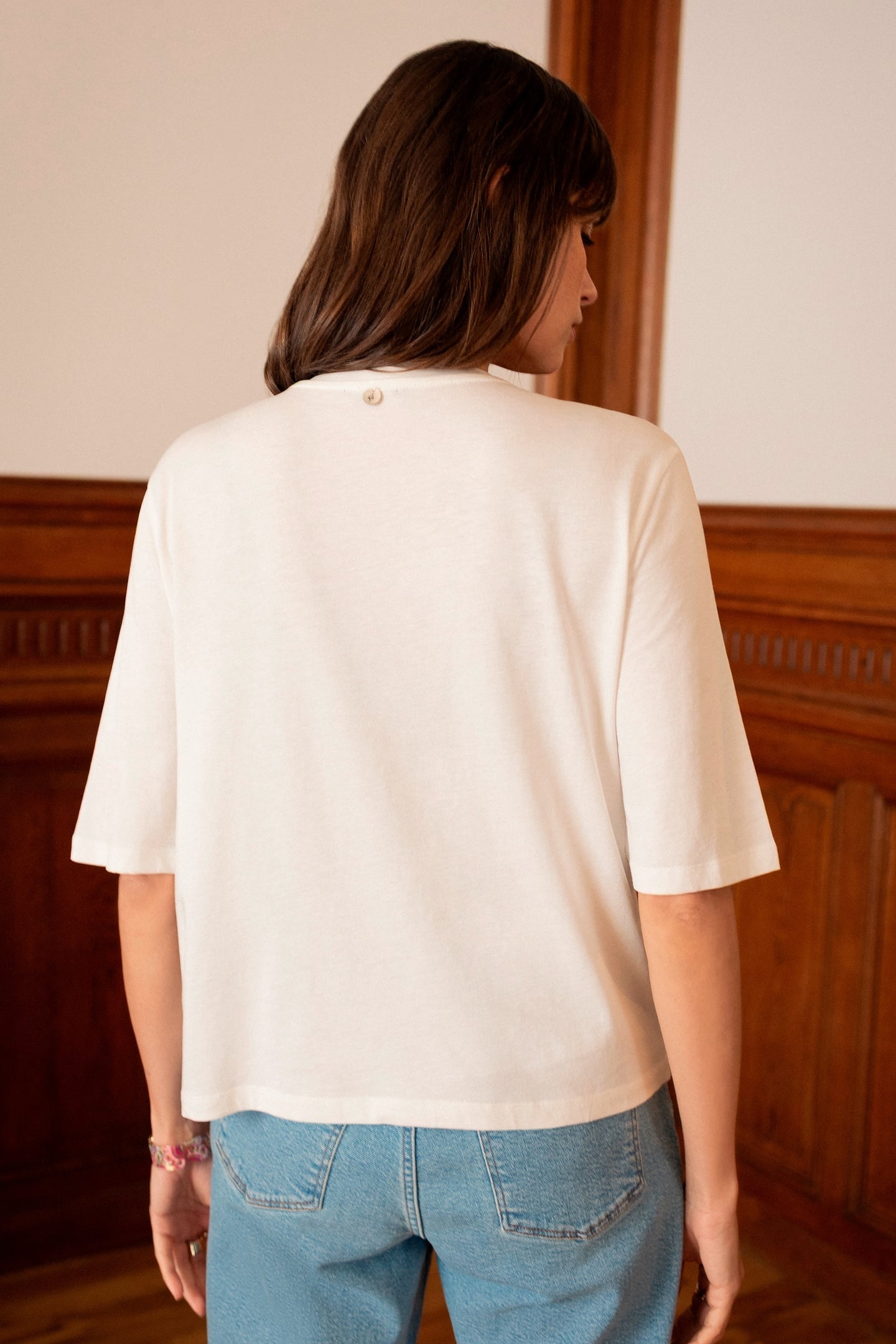 MAMBO - WHITE T-SHIRT WITH FLUORESCENT PALM TREE 3