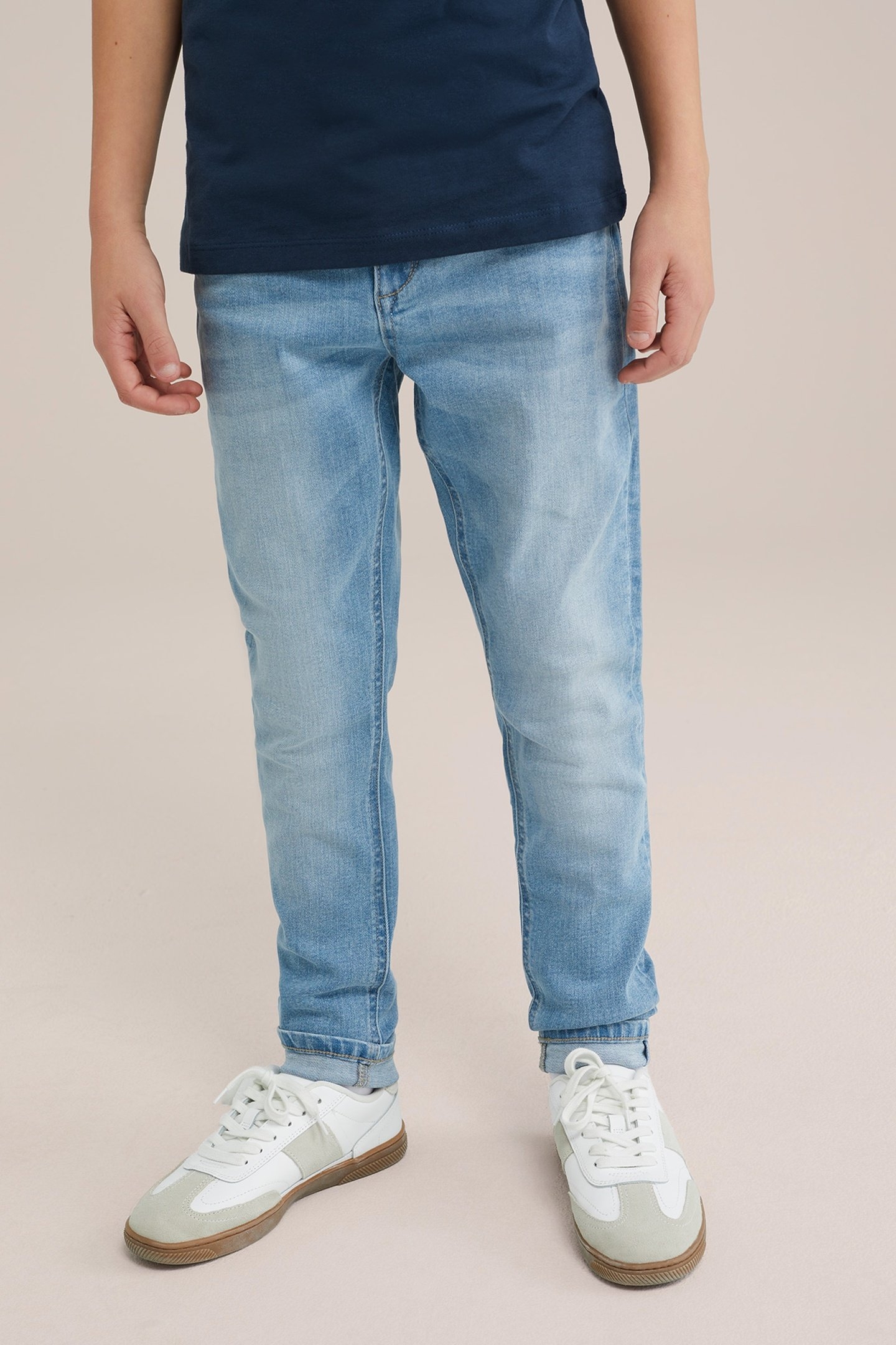 5-POCKET MID WAIST LIGHT BLUE 2