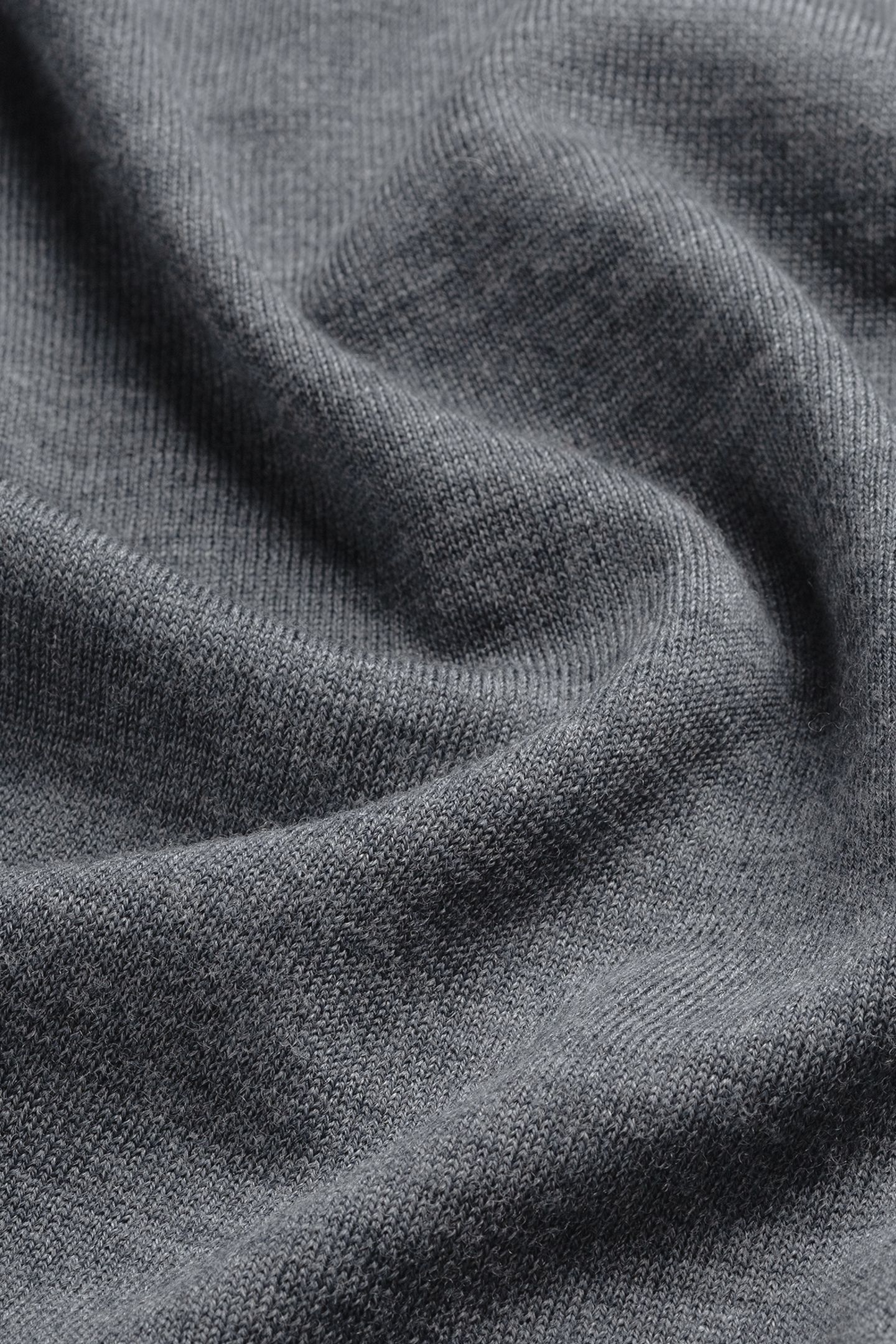 CREW NECK 100% MERINO STORM GREY 7